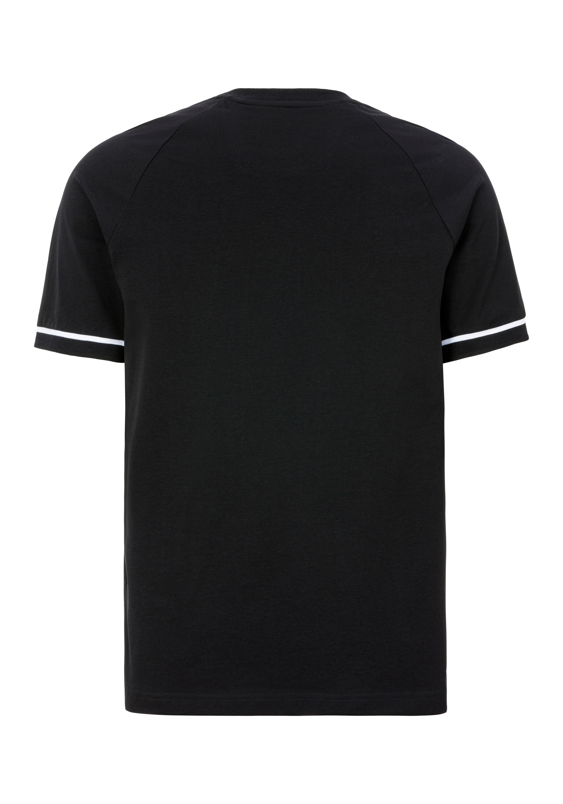 BOSS GREEN T-Shirt »Tee Rib AC«, mit Kontraststreifen am Ärmel