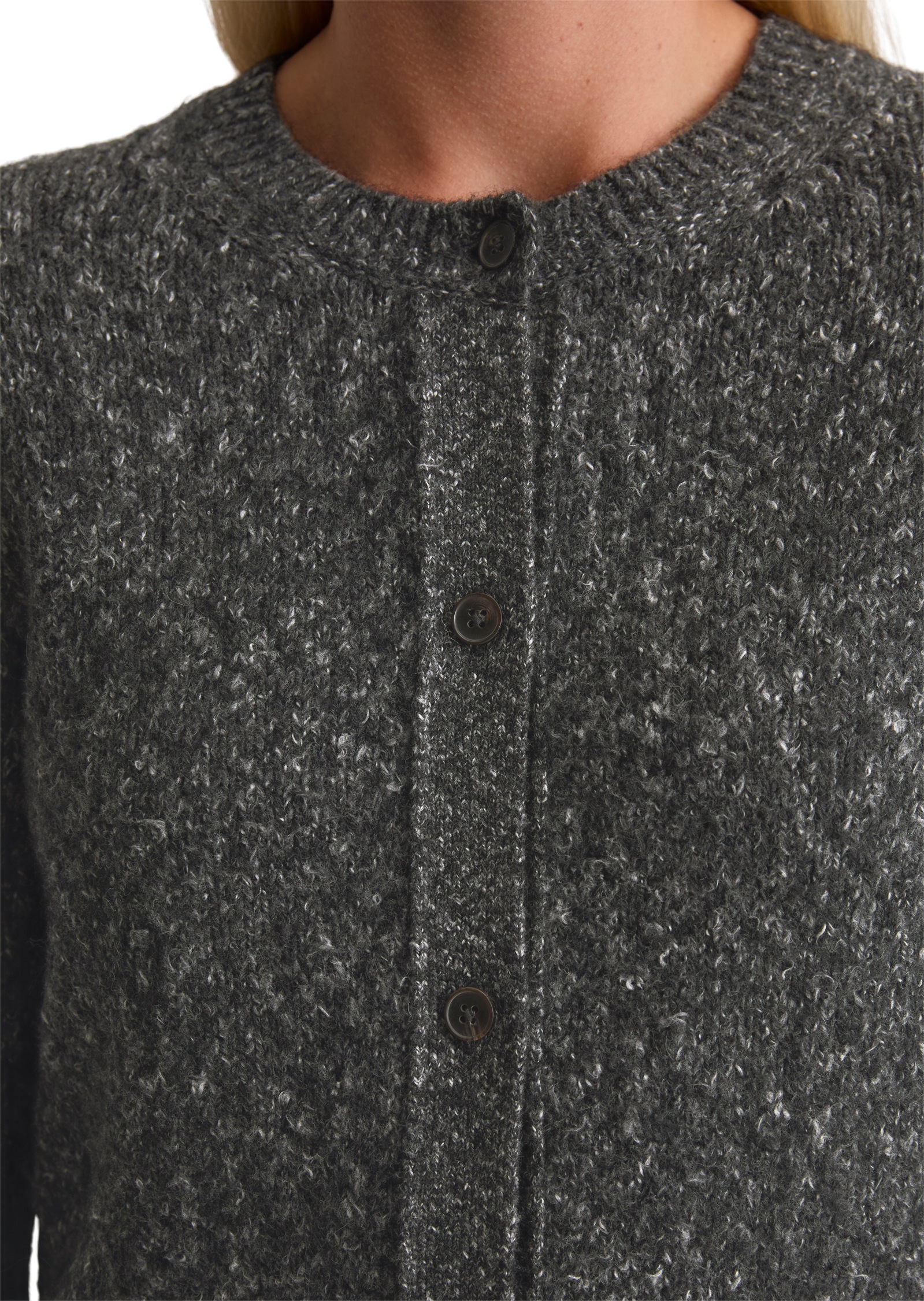 Marc O'Polo Cardigan, slim fit, Wollmischung