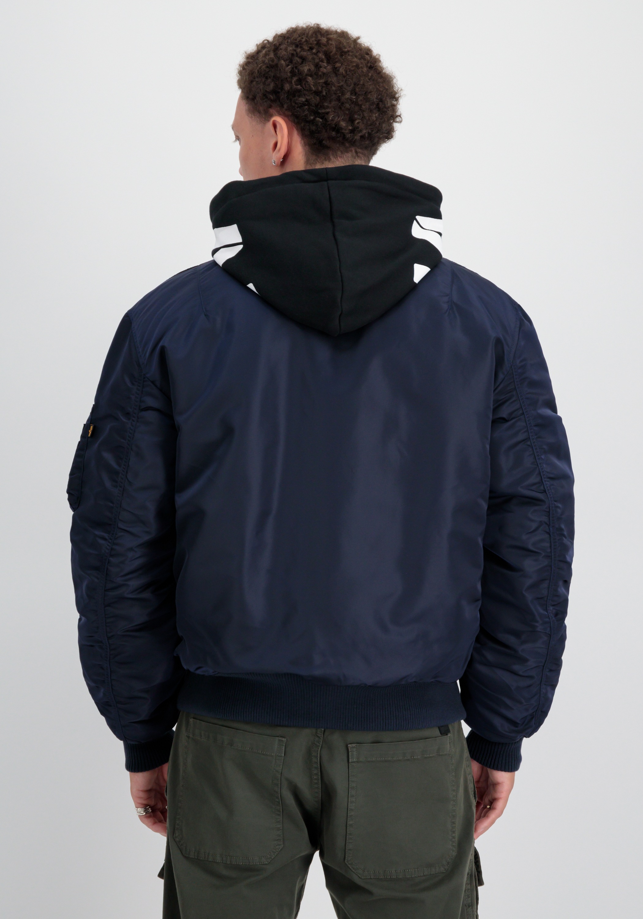 Alpha Industries Bomberjacke »Alpha Industries Men - Bomber Jackets MA-1 Zip Hood Print«