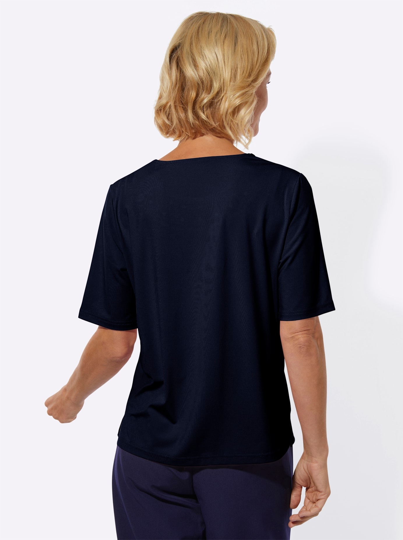 Classic Kurzarmshirt "Rundhals-Shirt" 1 tlg. günstig online kaufen