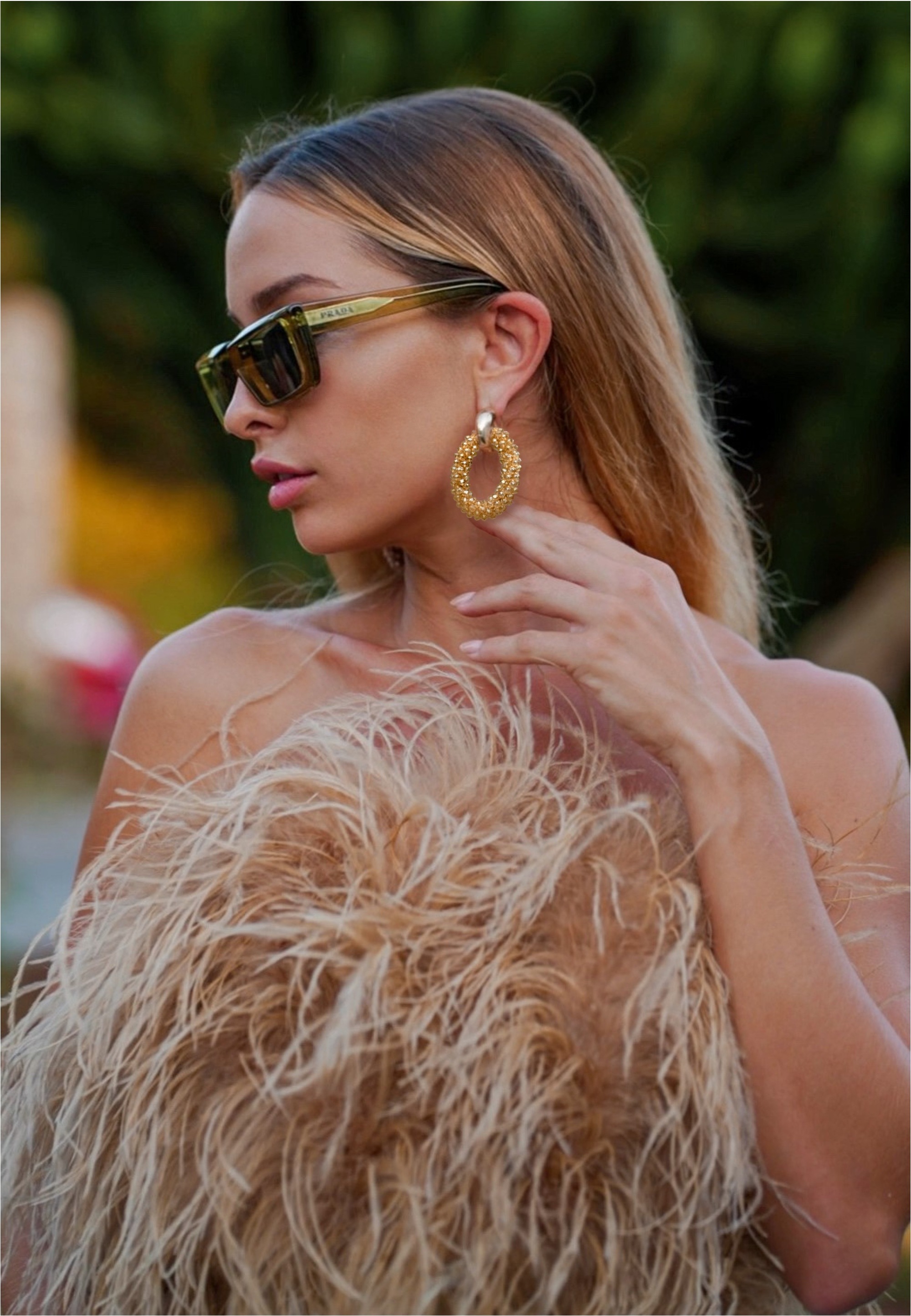 FILIPPA FIRENZE Paar Ohrstecker »Cocktail @ Ciprian« mit funkelnden Kristallen