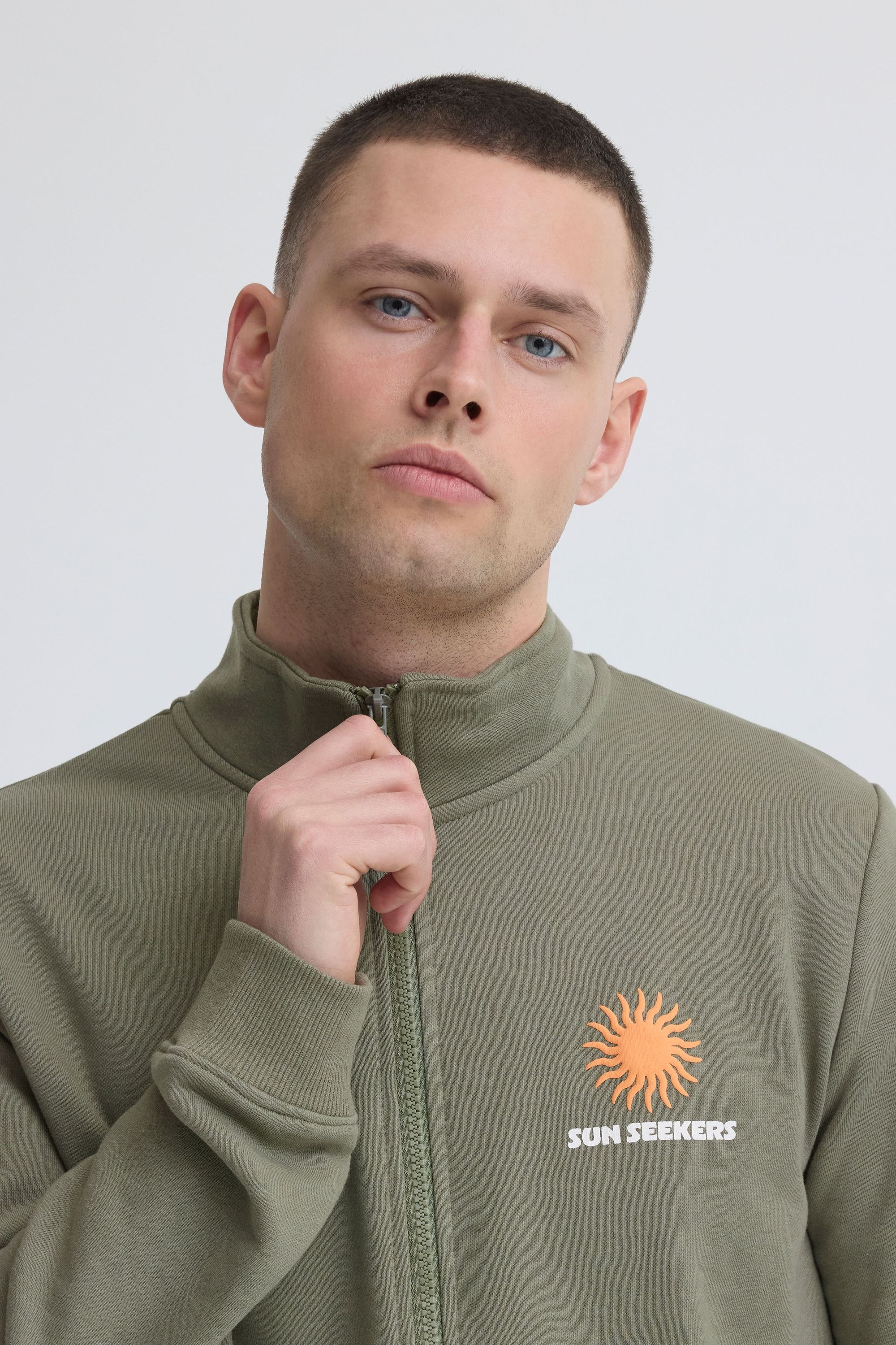 Blend Sweatjacke »BHKonsta« Bequeme Sweatjacke mit Stehkragen