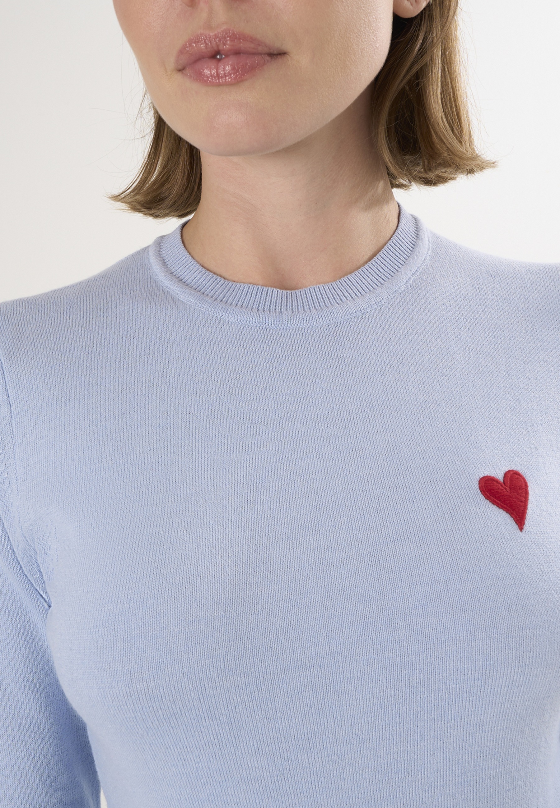 Felix Hardy Rundhalspullover »Strickpullover mit Rundhalsausschnitt«