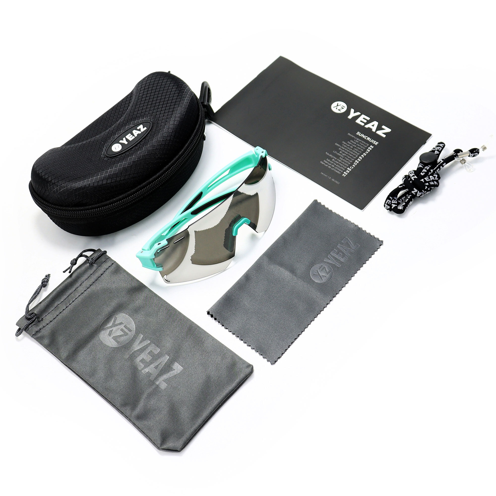 YEAZ Sportbrille »Sport-Sonnenbrille Grün SUNCRUISE«