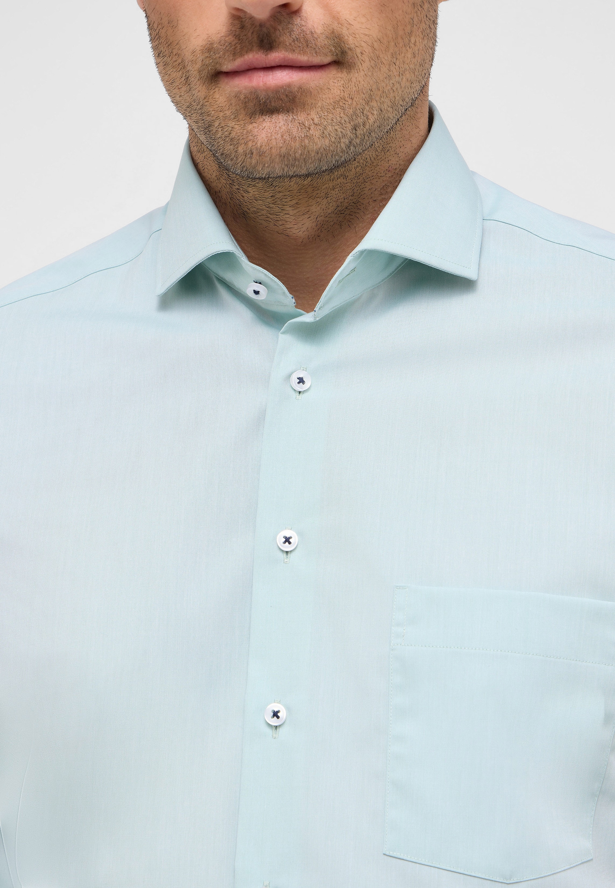 Eterna Langarmhemd »MODERN FIT«, NON IRON (bügelfrei)