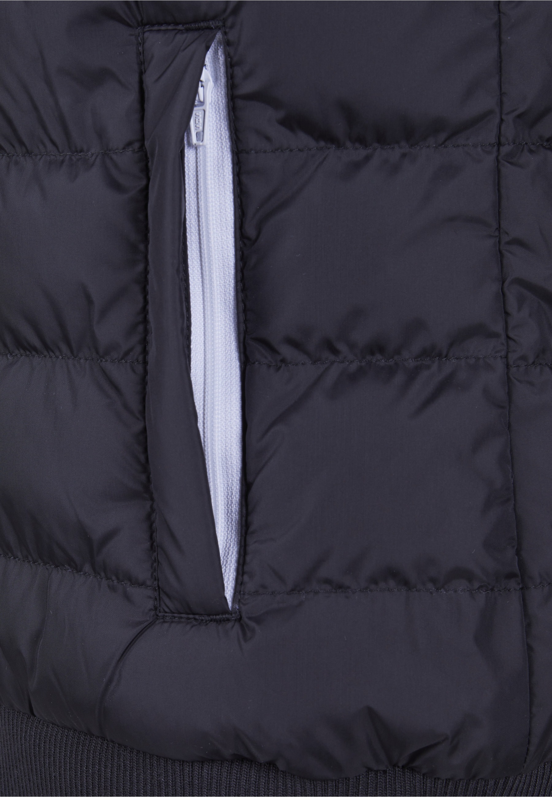 URBAN CLASSICS Jerseyweste »Urban Classics Herren Small Bubble Hooded Vest« 1 Stk.