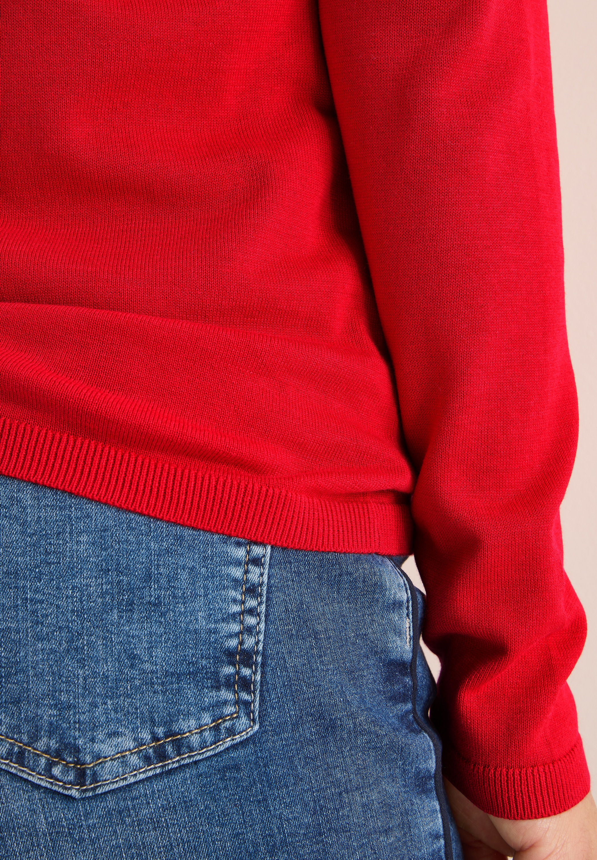 Cecil Strickpullover, mit feinem Detail an der Schulter und Viskose-Anteil