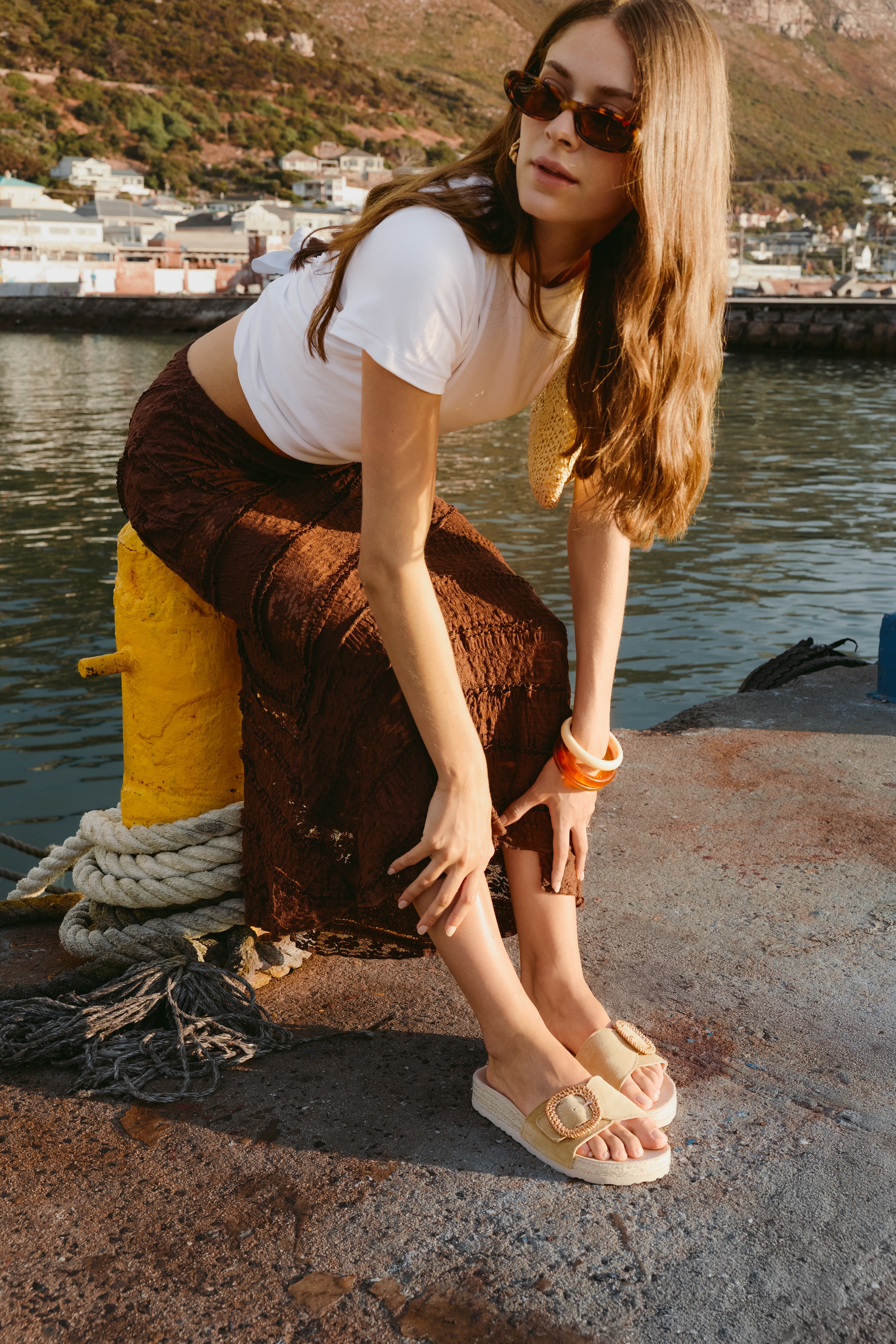 Rohde Pantolette »MATERA«  Sommerschuh, Strandschuh, Urlaubsschuh mit verstellbarer Schnalle