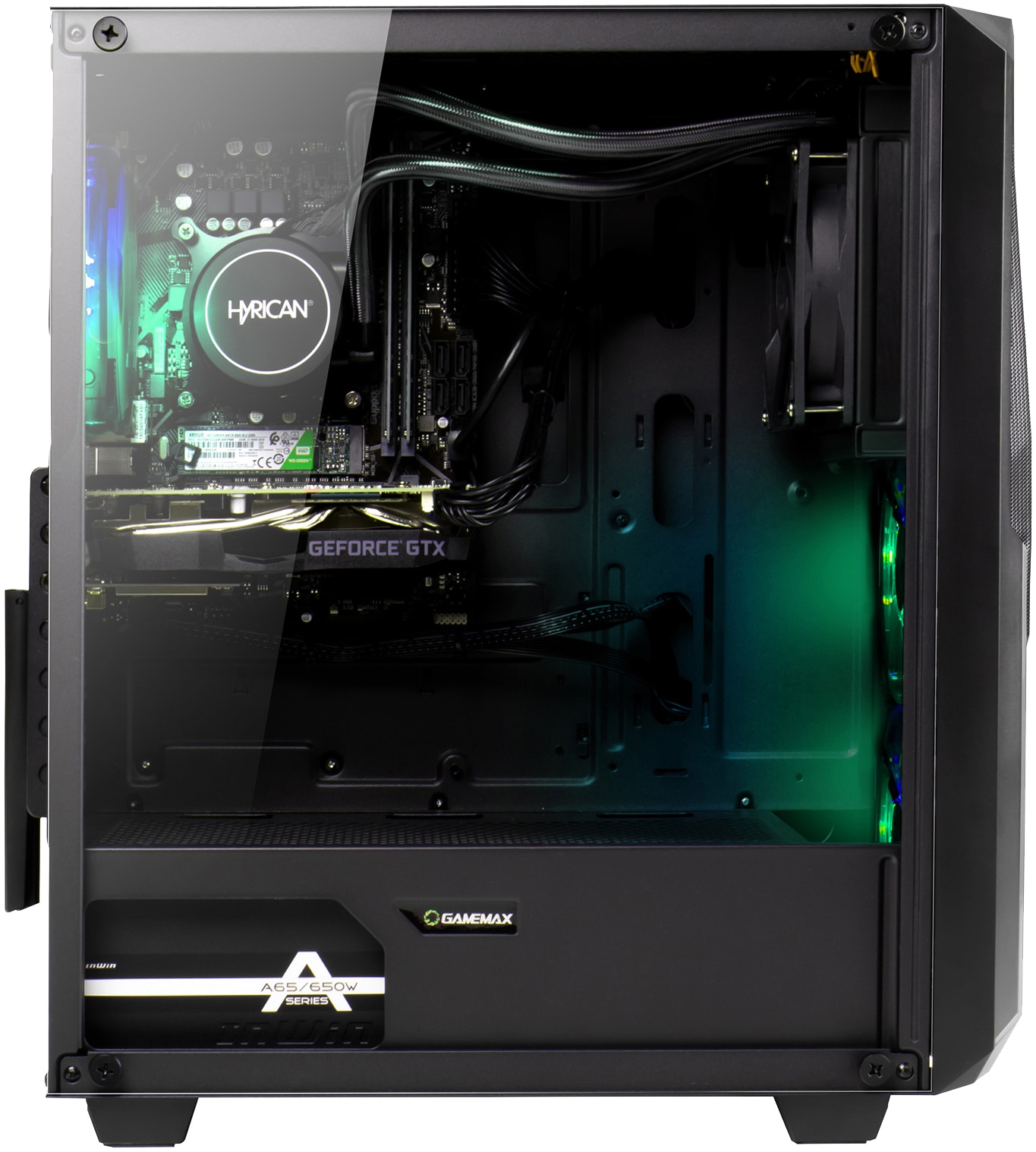 GAMEMAX Gaming-PC-Komplettsystem »GigaDeal Striker 2792 AMD Ryzen 5 7500F 16GB DDR5 1TB SSD RTX 5070« 32 ″ AMD Ryzen 5 GeForce RTX™ 5070 16 GB RAM 1.000 GB SSD Windows 11, DDR5 RAM + Gigabyte GS32QCA LED-Monitor Curved, 80 cm 32"