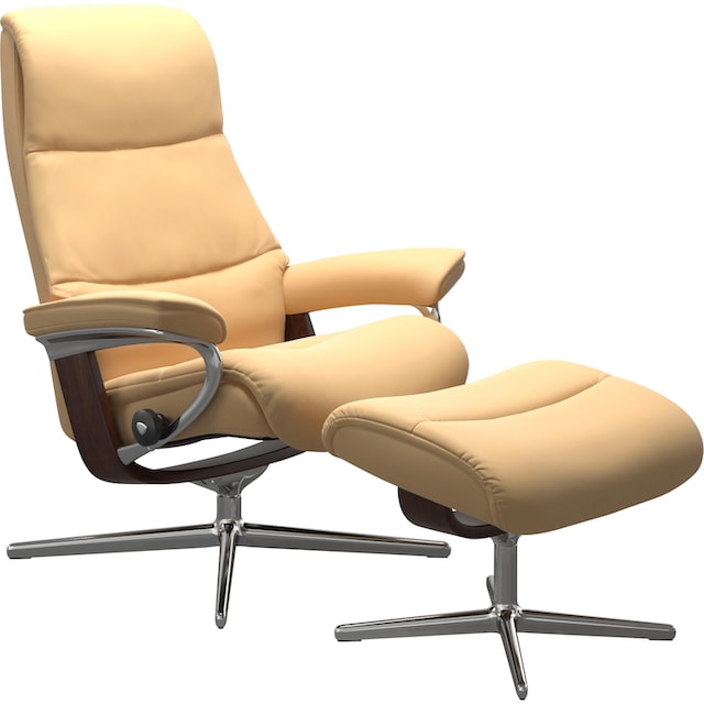 Stressless® Relaxsessel »View«, mit Cross Base, Größe S, M & L, Holzakzent  Braun bestellen | BAUR