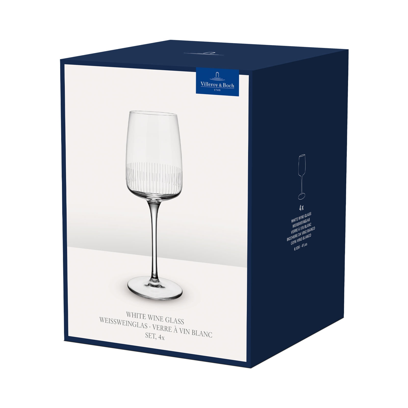 Villeroy & Boch Weißweinglas »Weißweingläser Afina 125 ml 4er Set transparent«