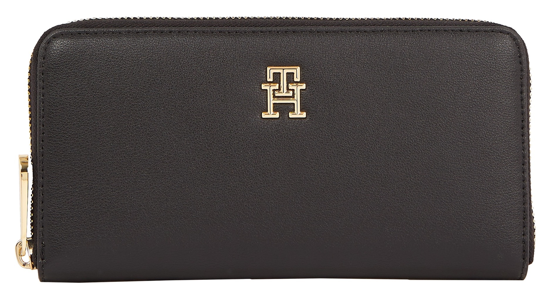 Tommy Hilfiger Geldbörse "POPPY PLUS LARGE ZA", mit TH-Monogramm vorne