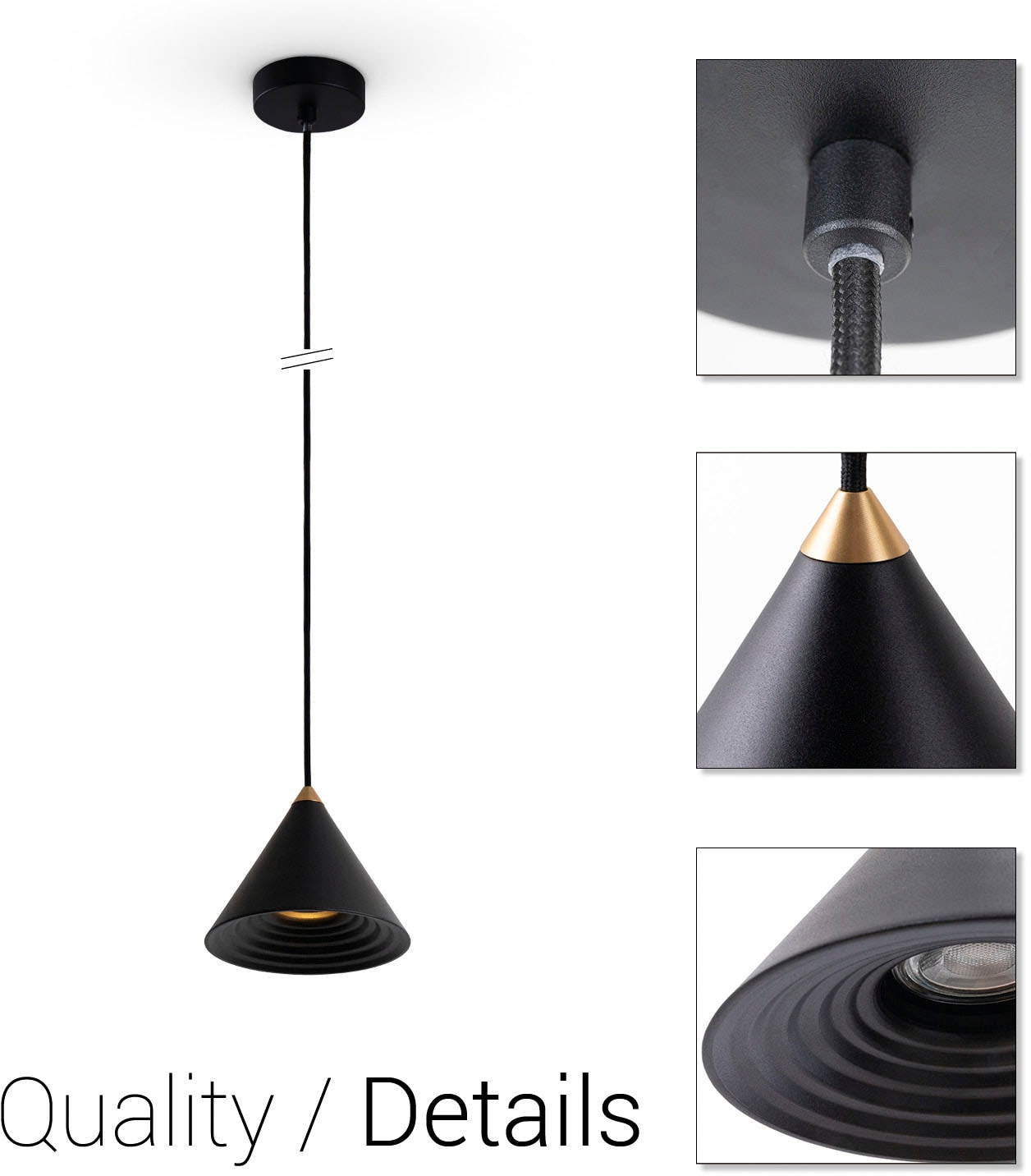 Paco Home Pendelleuchte »ROLLINA«, Pendelleuchte Design BAUR Industrial Küchenlampe GU10 | Metall Esszimmer