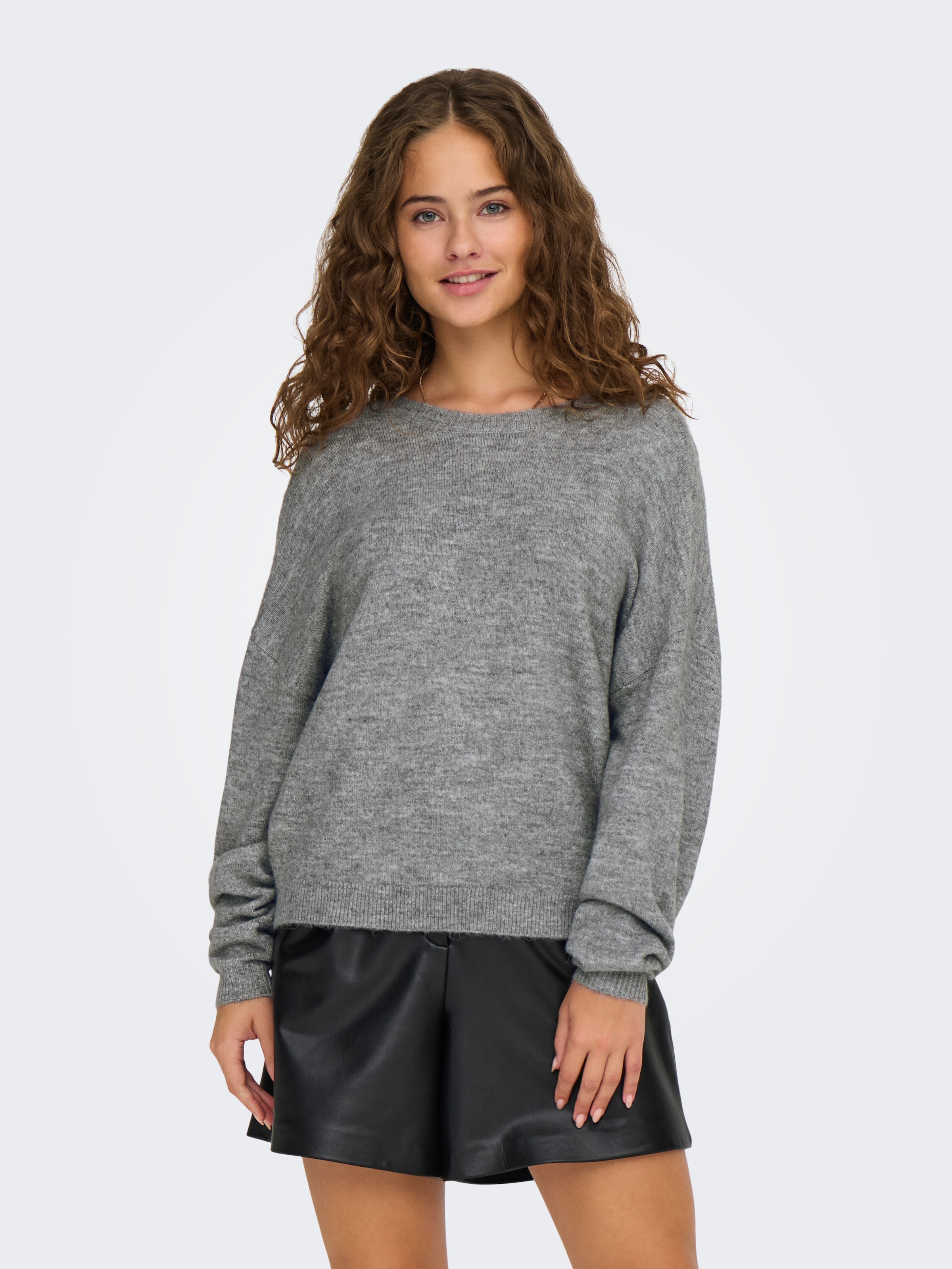 ONLY Rundhalspullover "ONLMANIFESTA LS REVERSIBLE KNT NOOS" günstig online kaufen