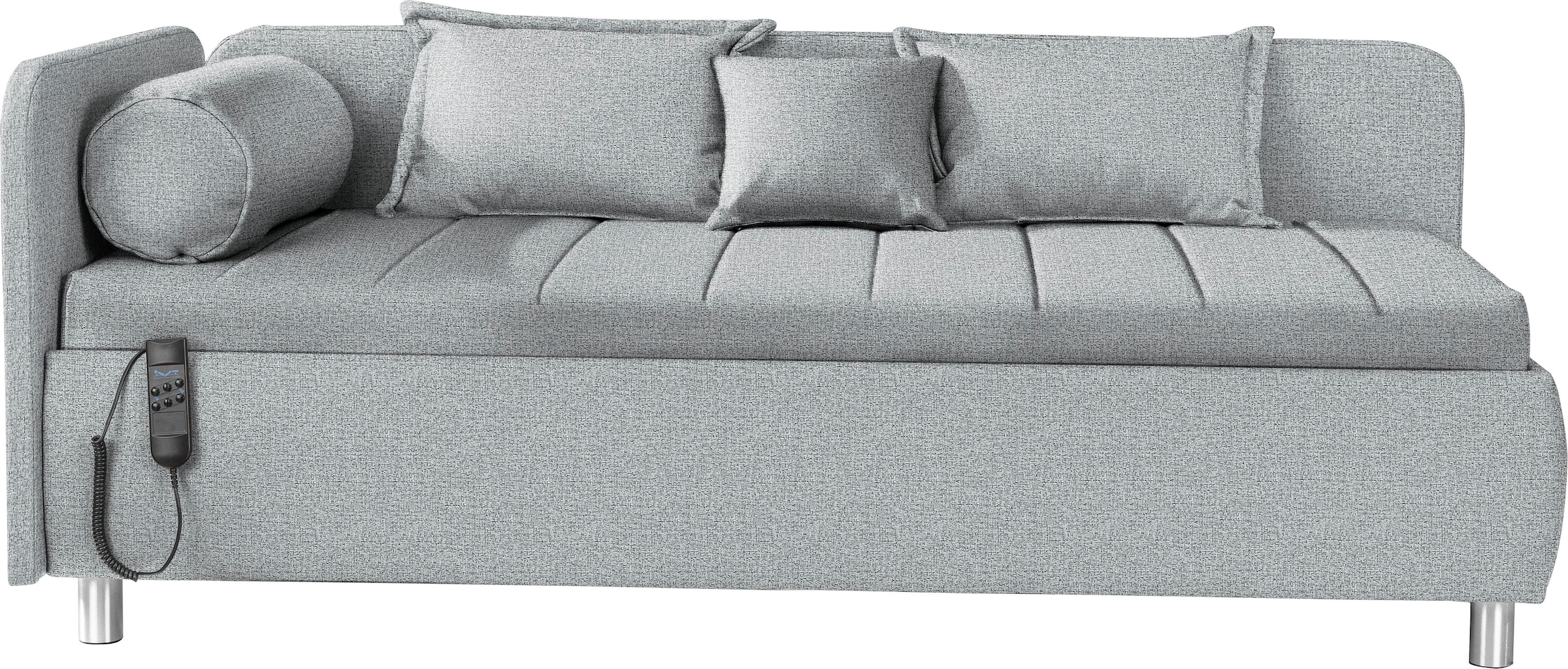 alina Schlafsofa "Kiana", Liegefläche 90/200 cm oder 100/200 cm, Bettkasten, Zierkissen-Set