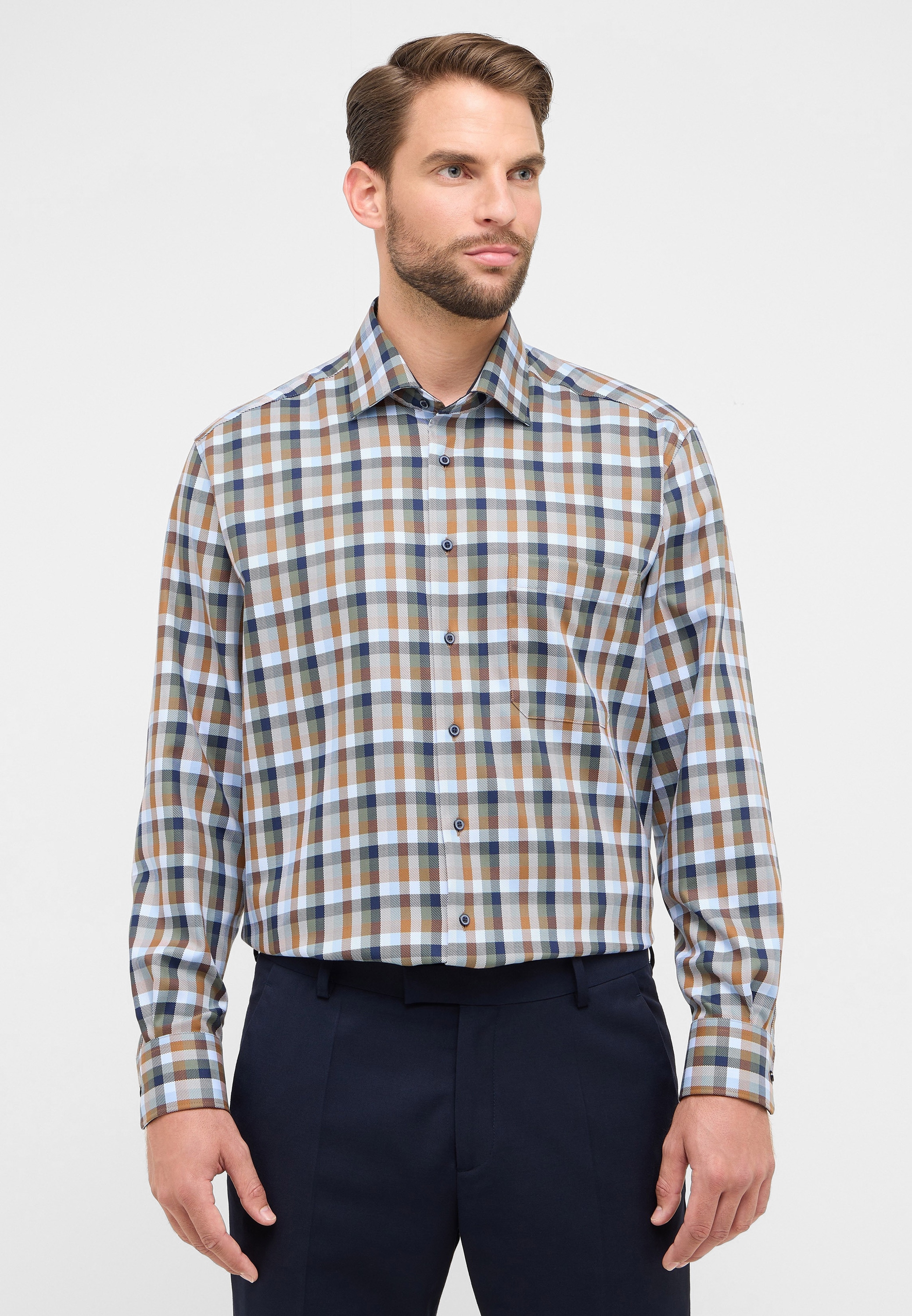 Eterna Langarmhemd "COMFORT FIT", NON IRON (bügelfrei) günstig online kaufen