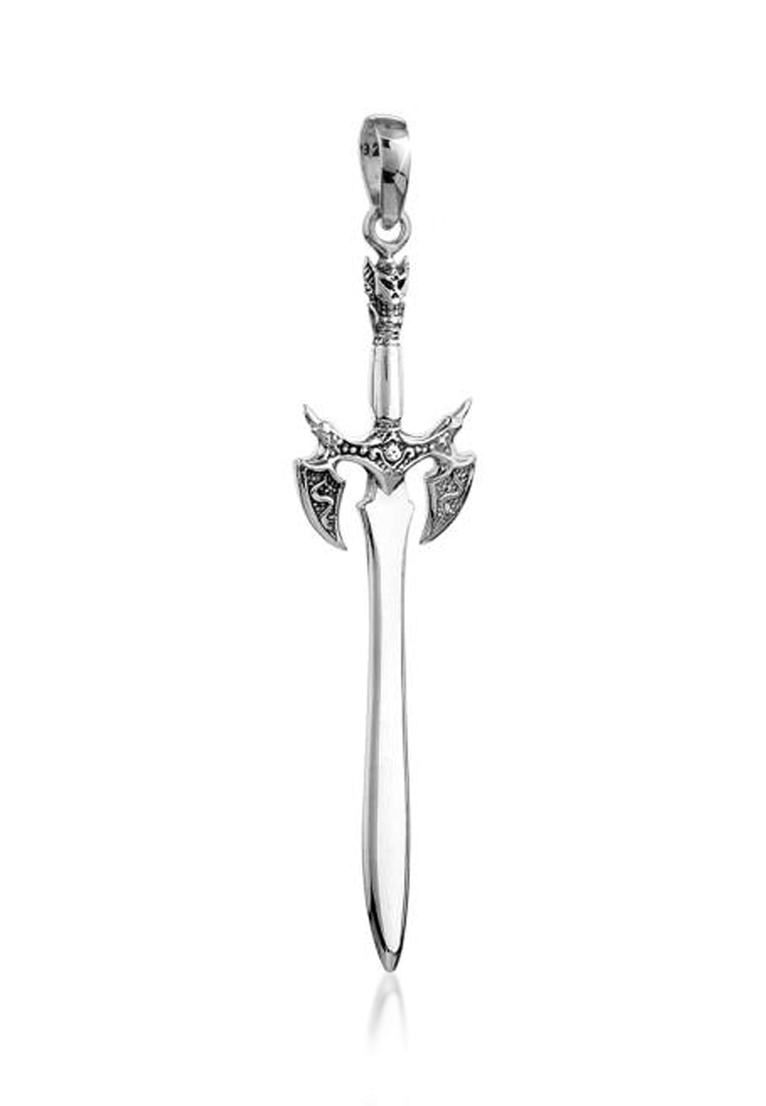Kuzzoi Kettenanhänger »Herren Schwert Symbol 925 Silber«