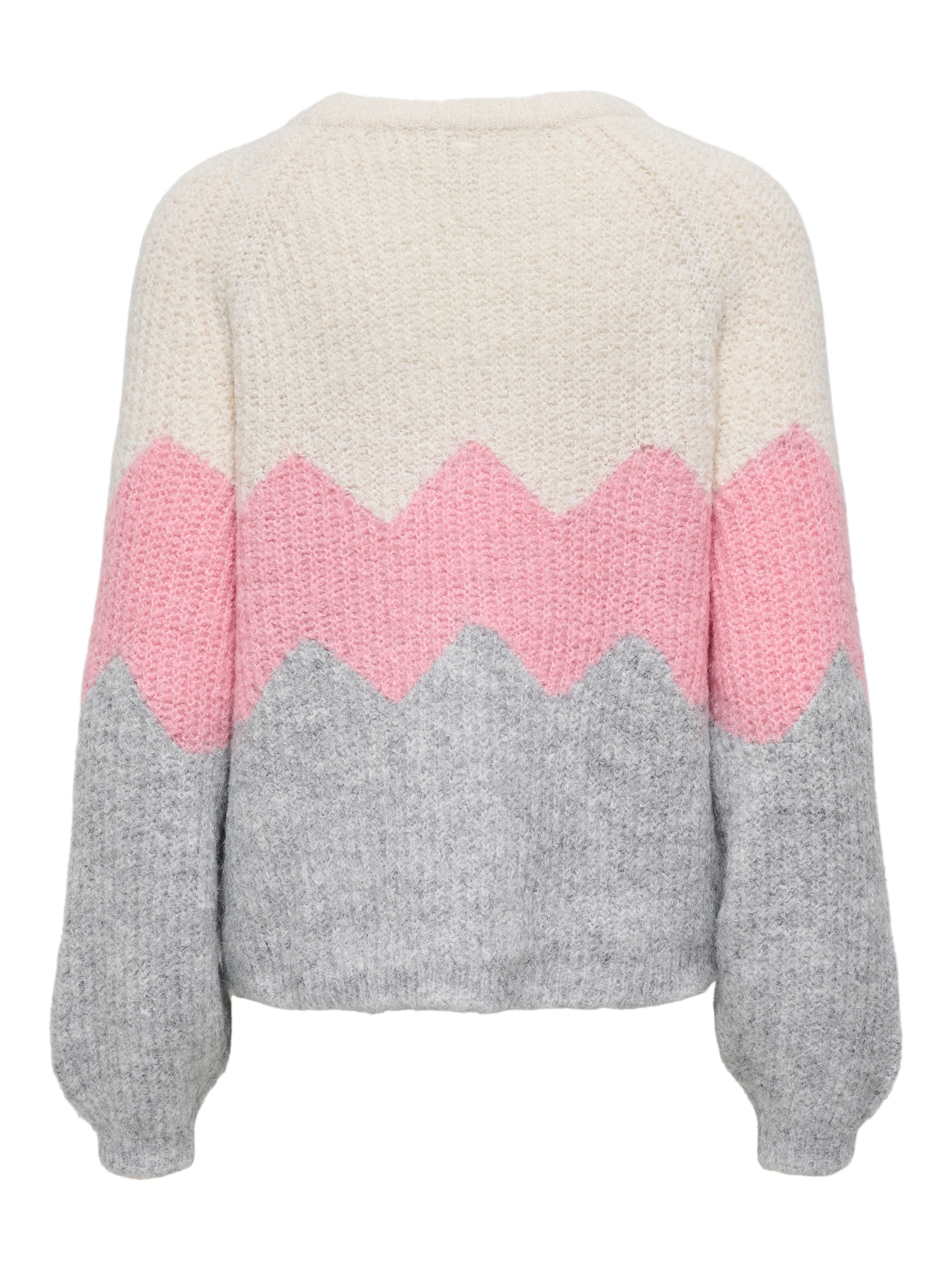 ONLY Strickpullover "ONLMAE LIFE LS ZIGZAG O-NECK KNT" günstig online kaufen