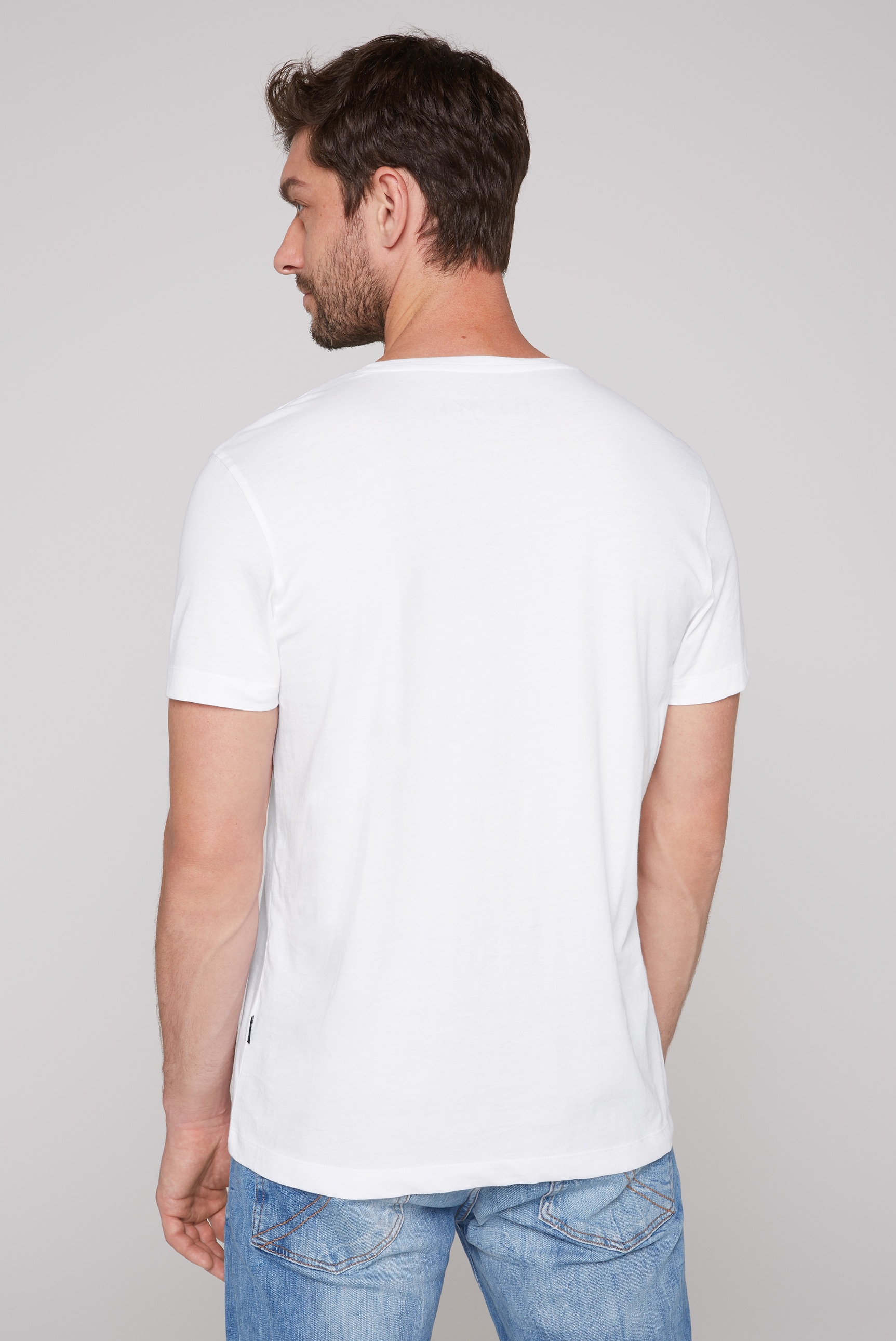 CAMP DAVID Rundhalsshirt, aus Baumwolle