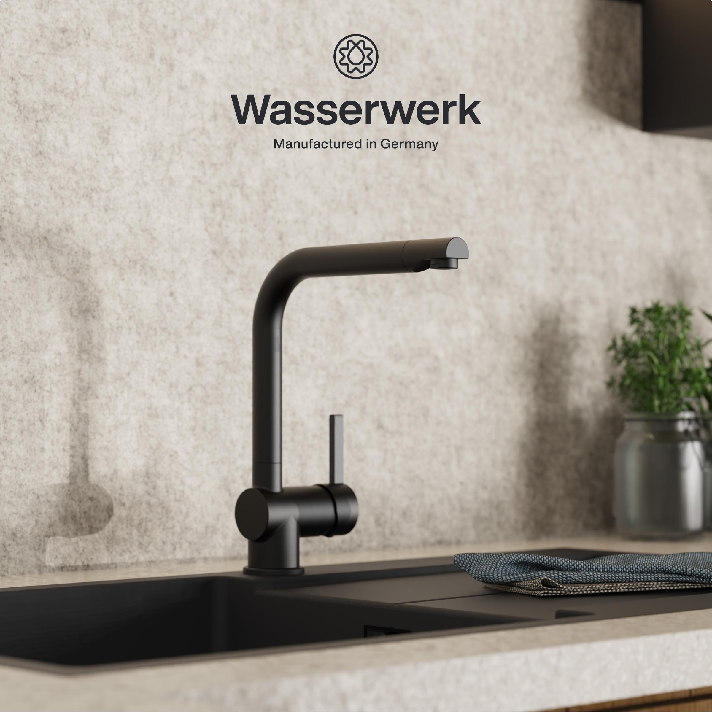 WASSERWERK Spültischarmatur »WK 4, Wasserhahn, Küche, Einhebelmischer«
