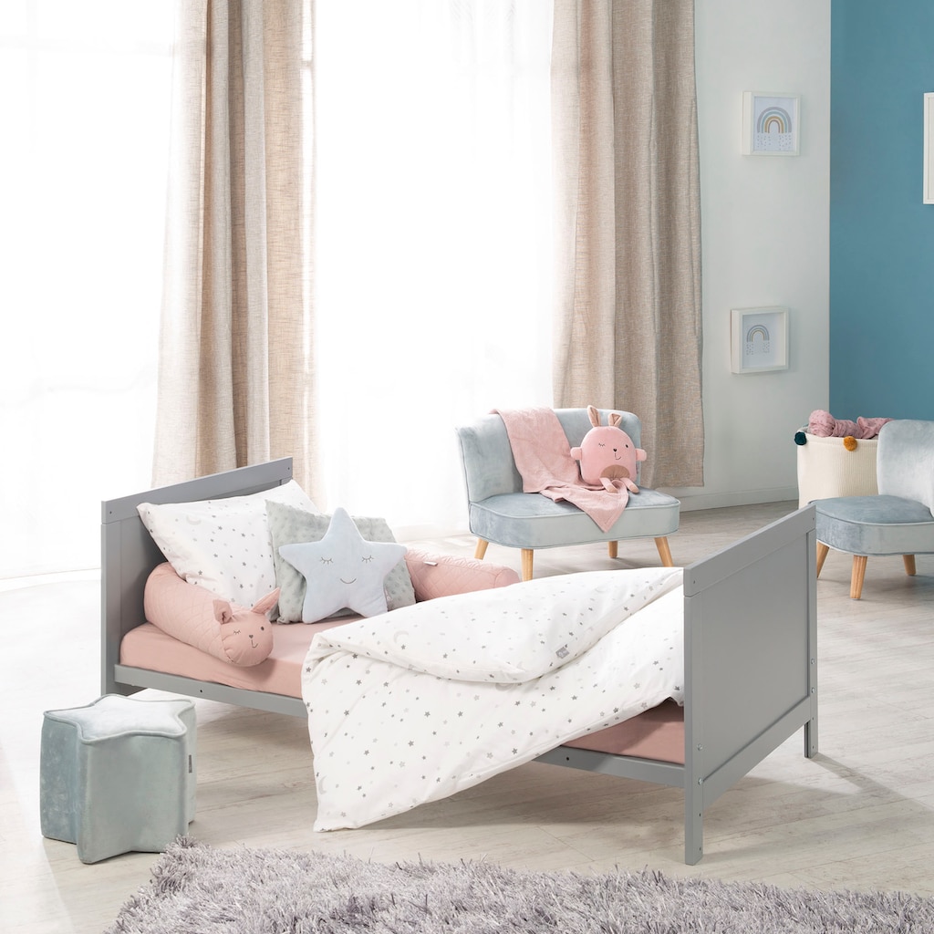 roba® Komplettbett »Sternenzauber, taupe«, (7 tlg.)