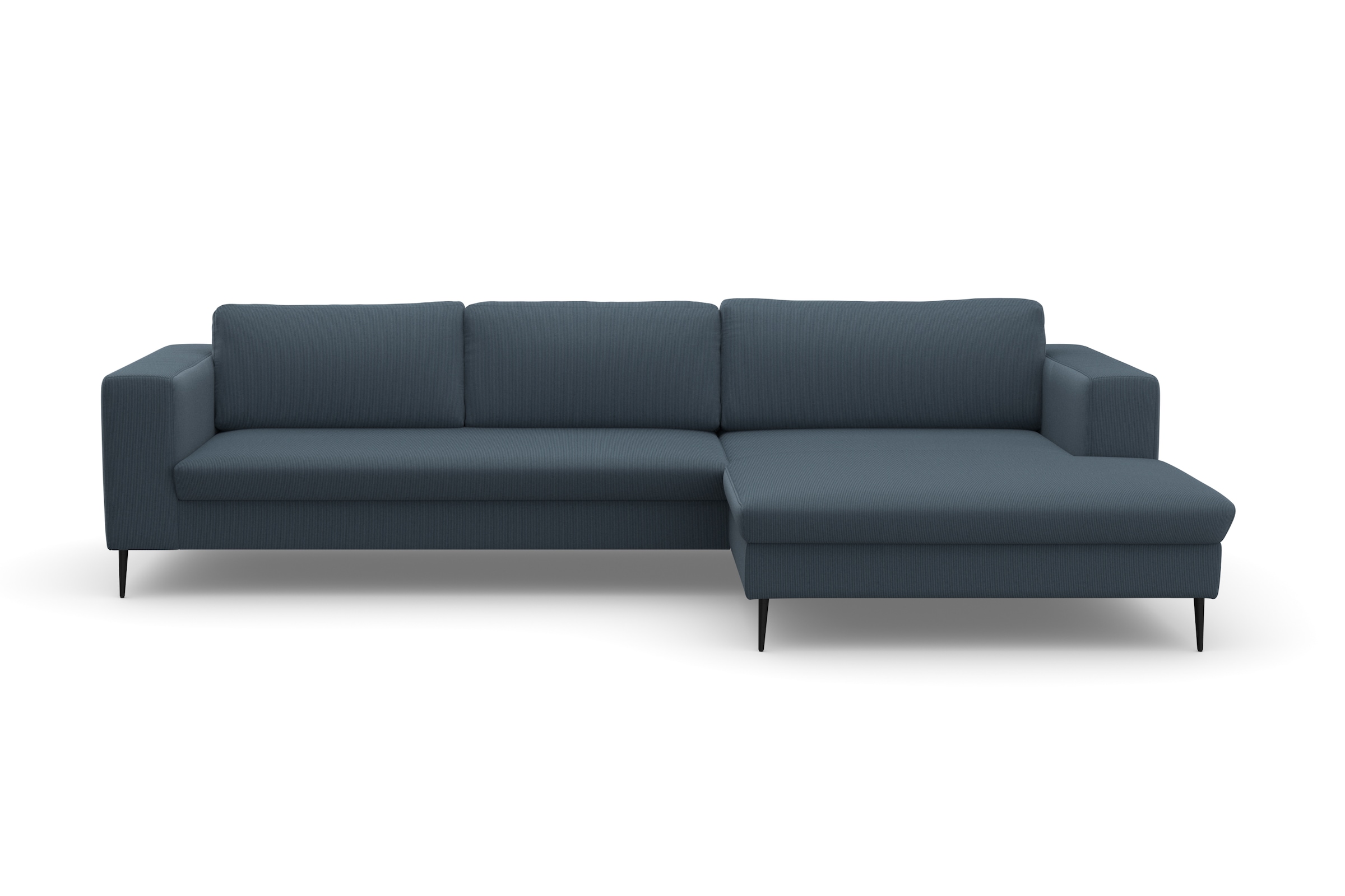 DOMO collection Ecksofa »Modica, zeitlos und elegant, L-Form«, moderne Optik mit extrabreiter Recamiere, auch in Cord
