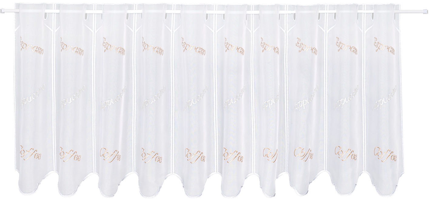 Thumbnail - Gerster Scheibengardine "Hanna, nach Maß" Durchzuglöcher 1 Stk. tlg. SB-Bistro "Hanna", nach Maß