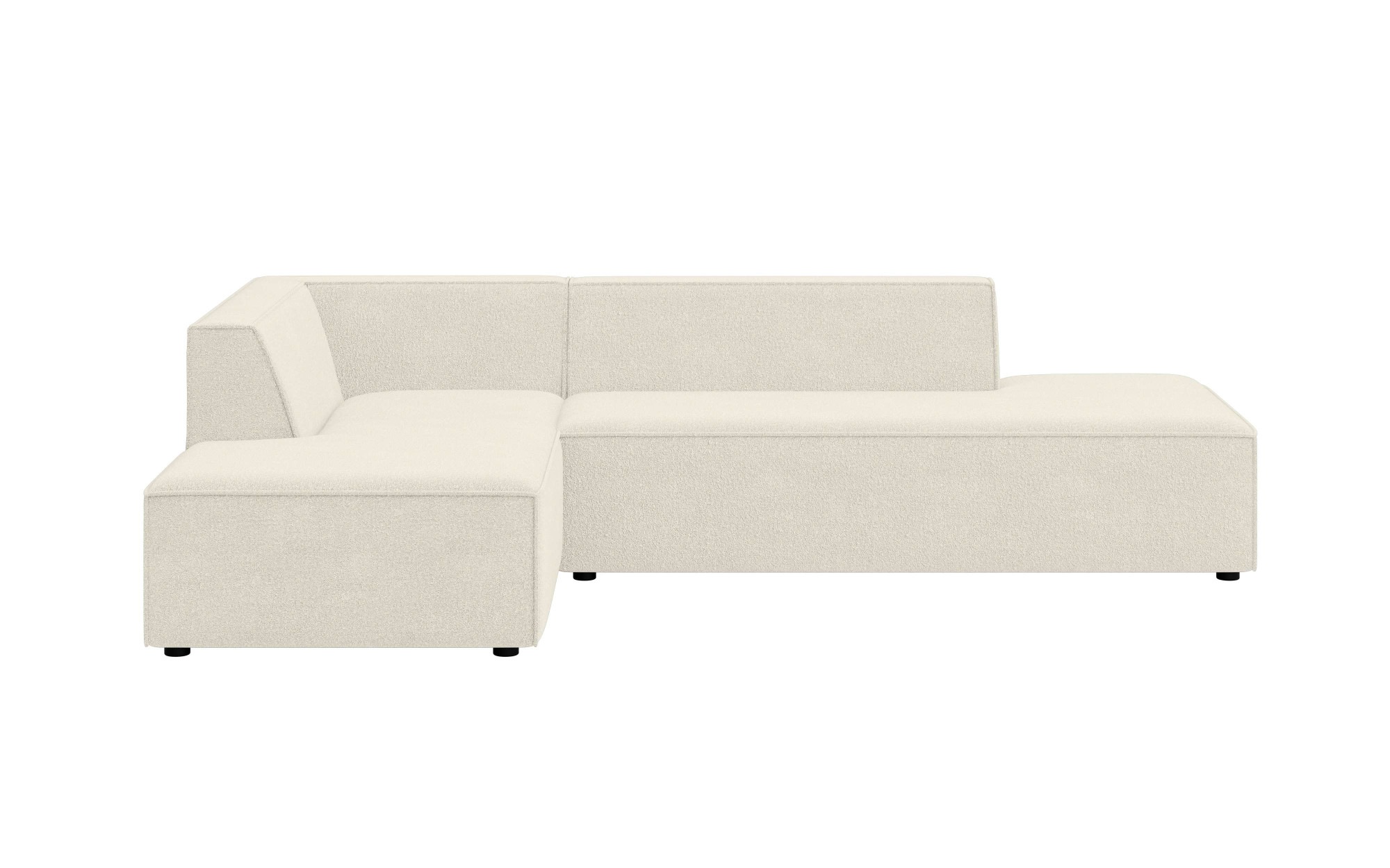 INOSIGN Ecksofa »Ecksofa Cavan mit Ottomane links oder rechts bestellbar«, L-Form mit Wellenunterfederung, Maße B/T/H: 270/180/72 cm