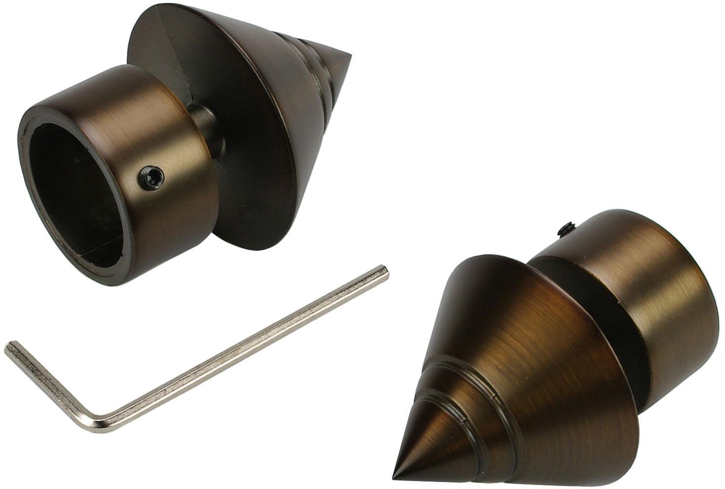 Liedeco Gardinenstange "CELKEGEL01SG1L" Ø 25 mm 1 läufig-läufig Fixmaß 1-lä günstig online kaufen