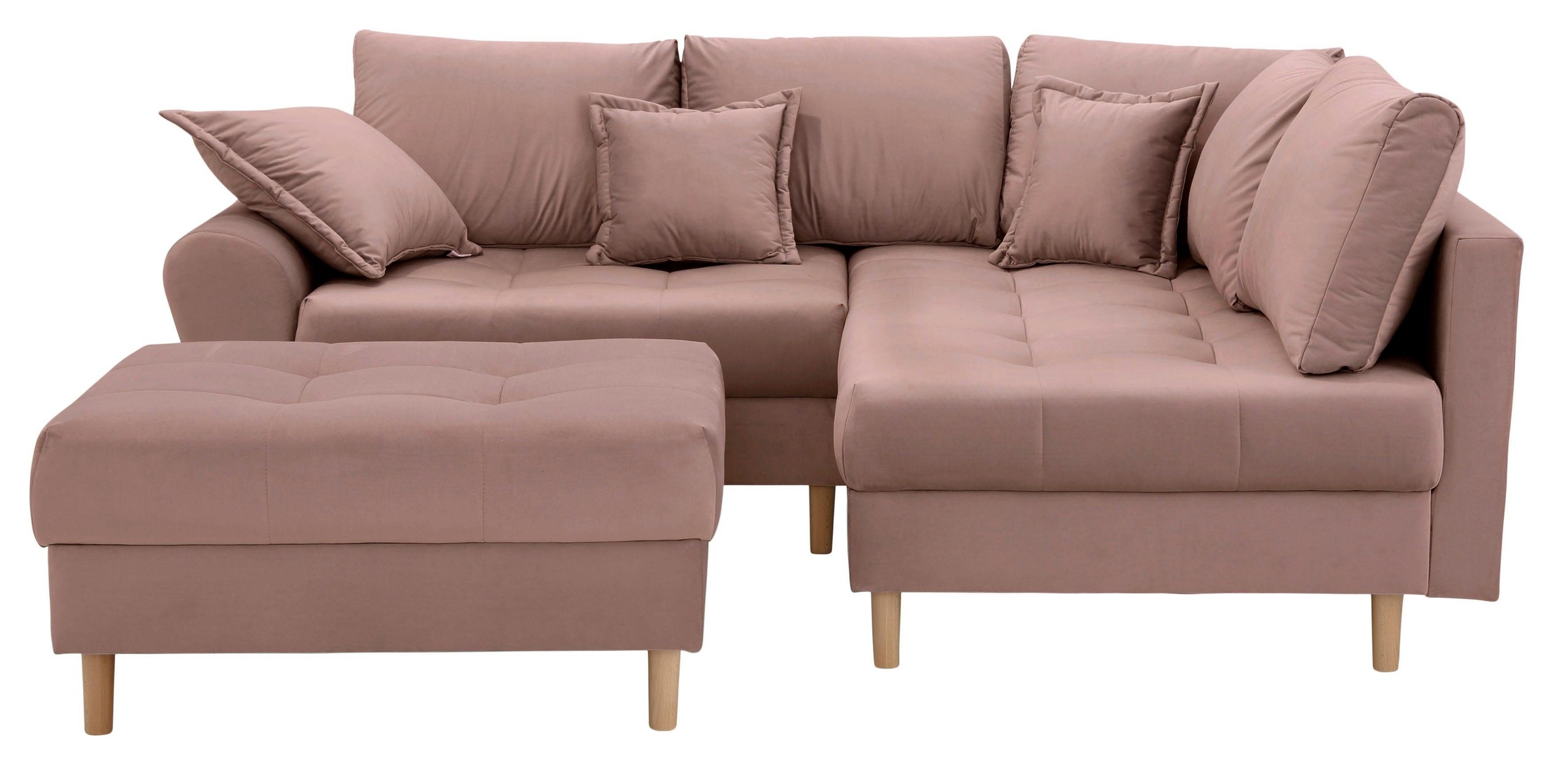 Home affaire Ecksofa "Rice L-Form, B: 223 cm - OTTO. Verlässliche Qualität. günstig online kaufen