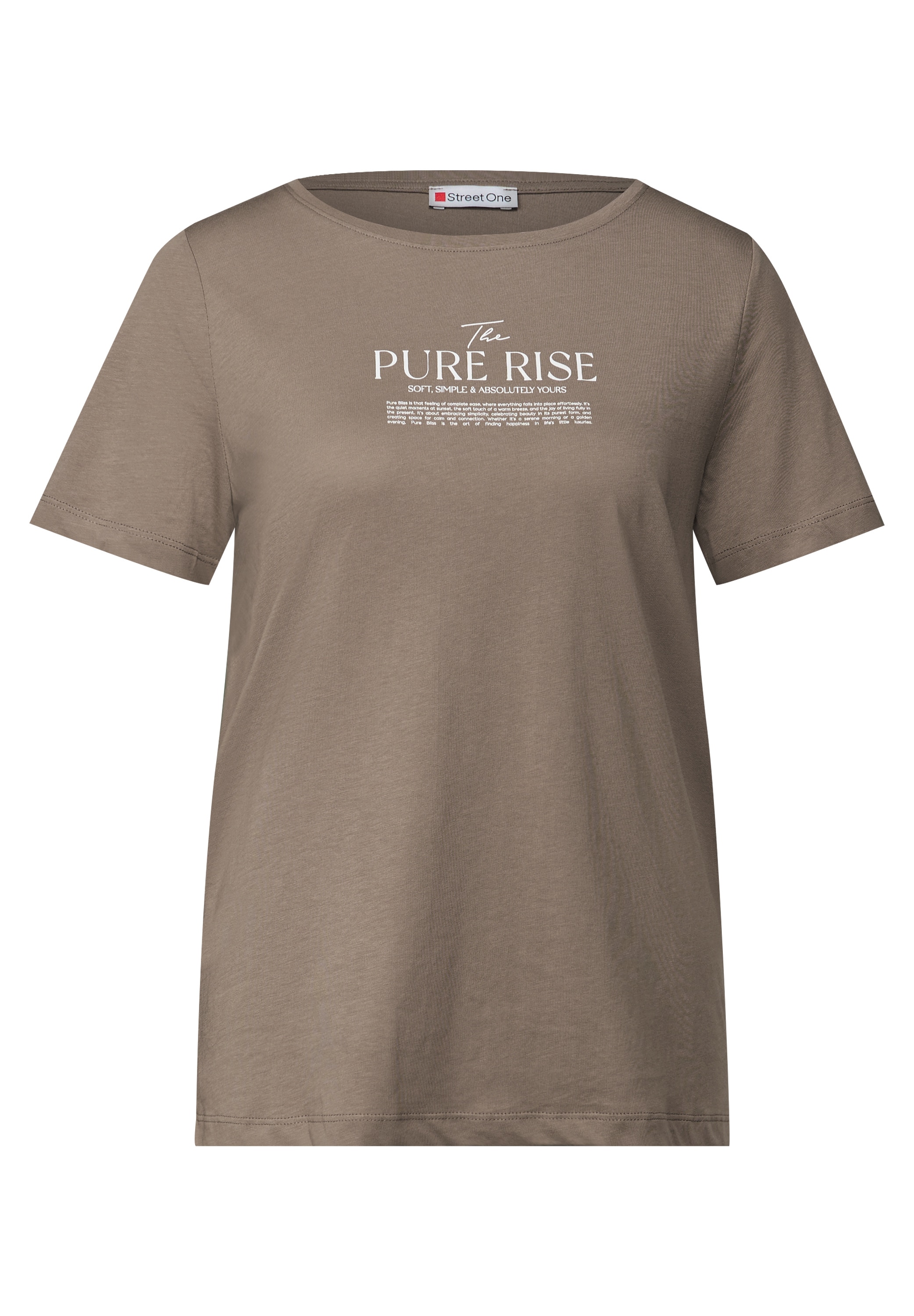 STREET ONE T-Shirt, mit Wording Artwork