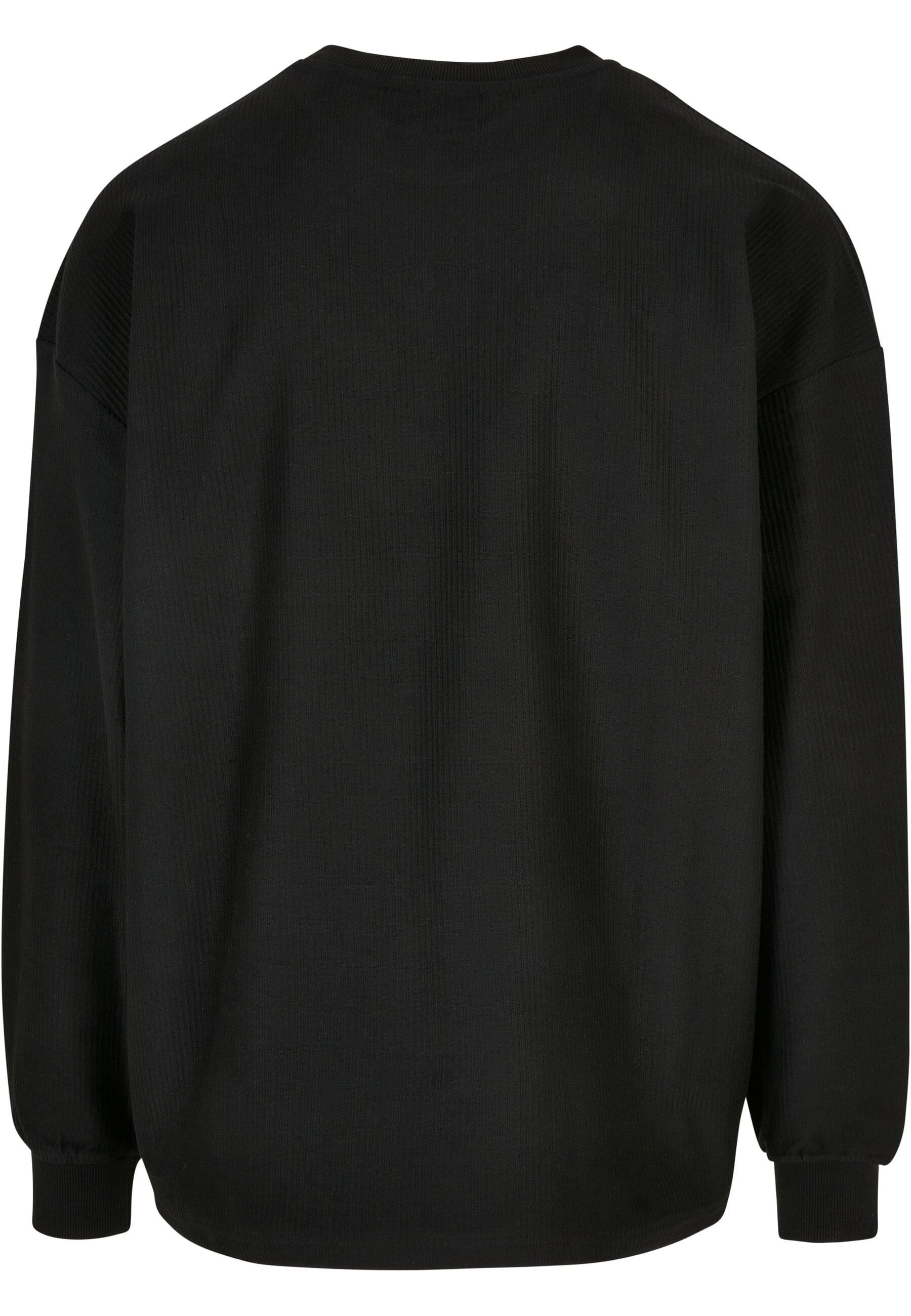 URBAN CLASSICS Rundhalspullover »Urban Classics Herren Rib Terry Boxy Crew«, (1 tlg.)