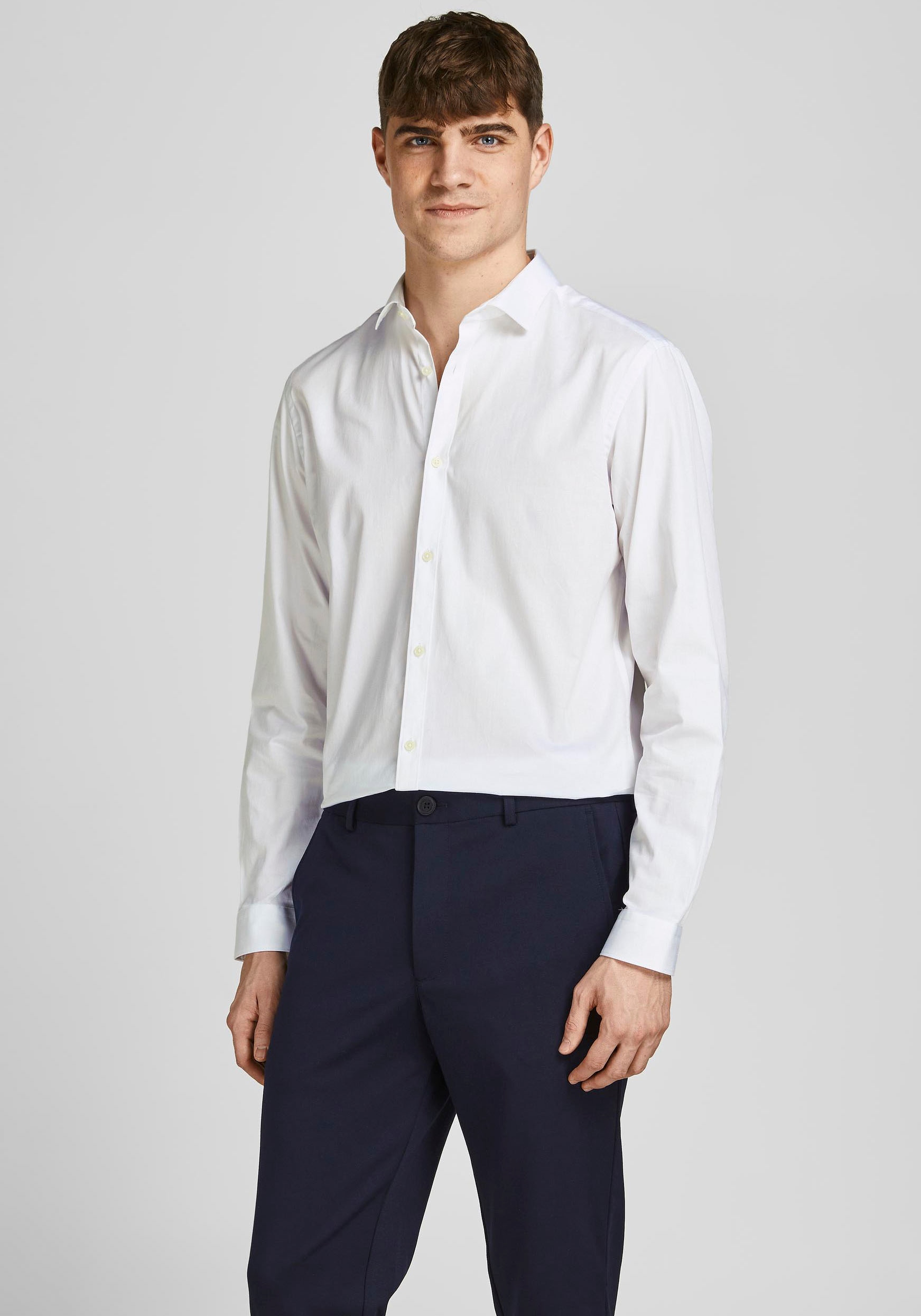 Jack & Jones Langarmhemd "CARDIFF SHIRT"