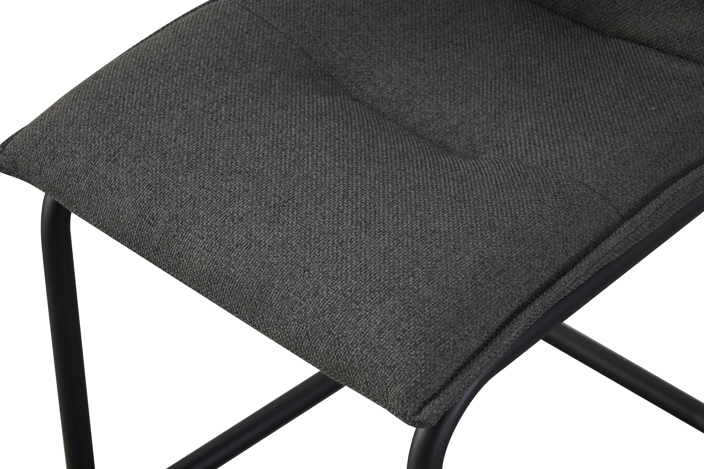 Home affaire Esszimmerstuhl »SARNIA, 2er Set, mit Metallgestell in matt schwarz« (Set) 2 Stk.in verschiedenen Farben, Belsatbarkeit pro Stuhl 120 kg, Velour Stoff