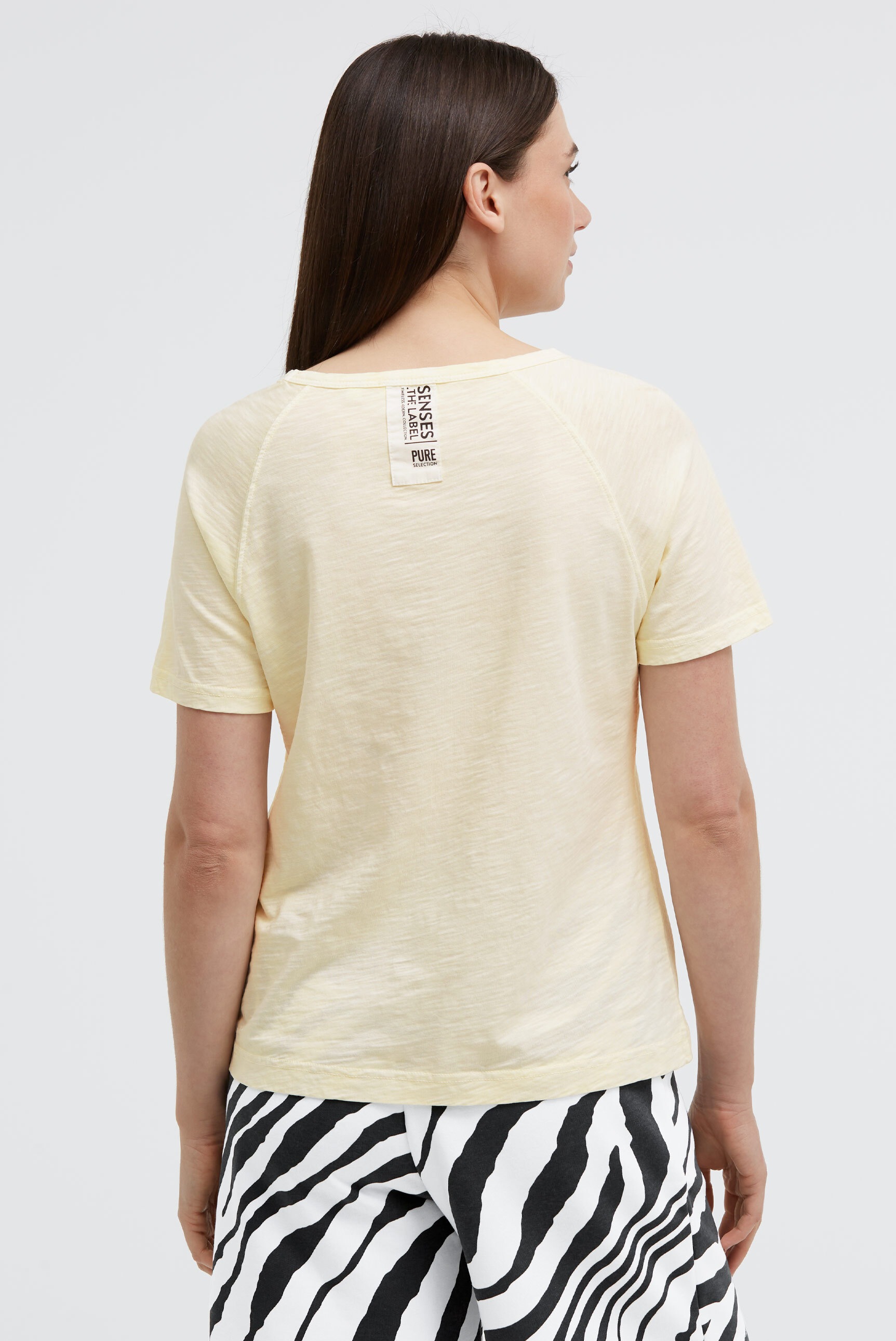 SENSES.THE LABEL Rundhalsshirt aus Baumwolle