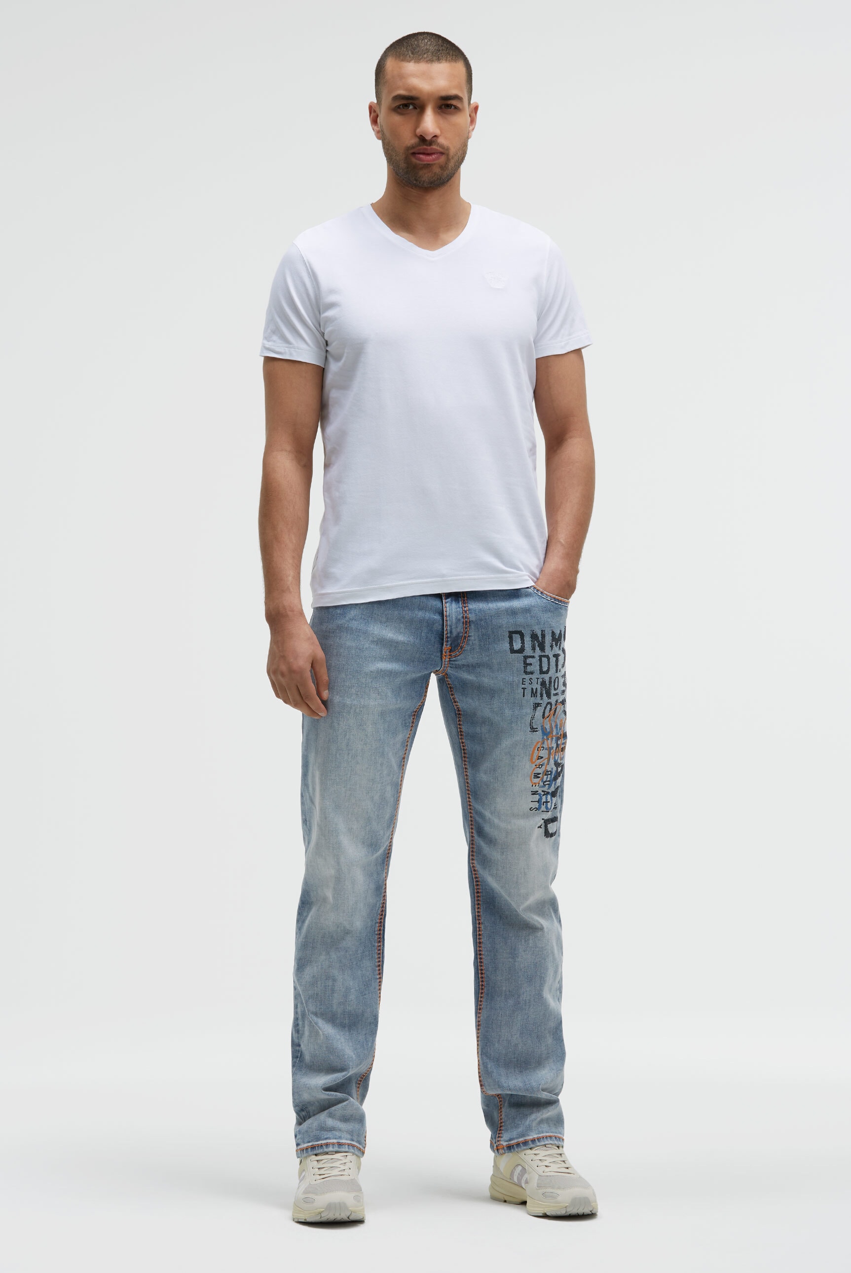 CAMP DAVID Comfort-fit-Jeans, mit zwei Leibhöhen