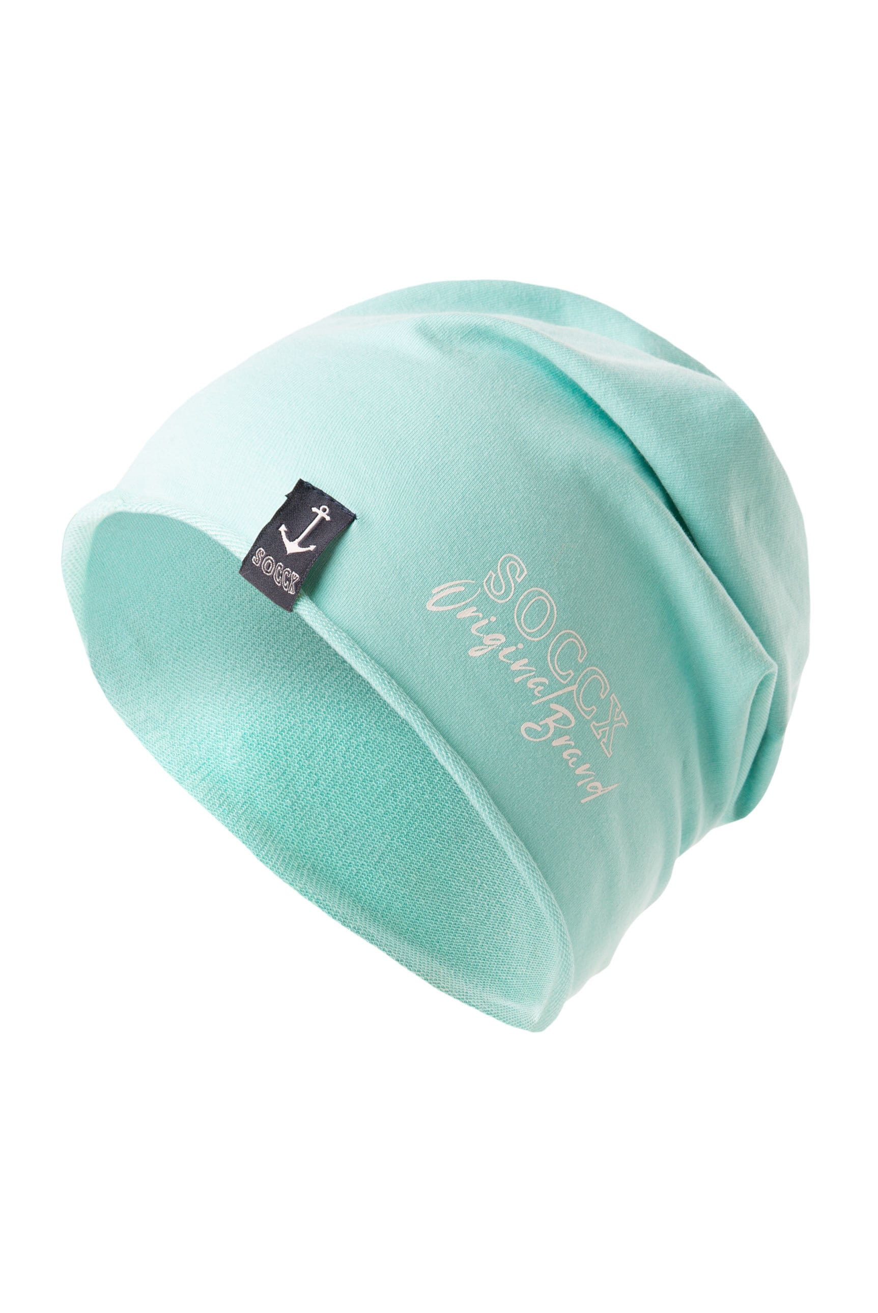 SOCCX Beanie mit Rollsaum