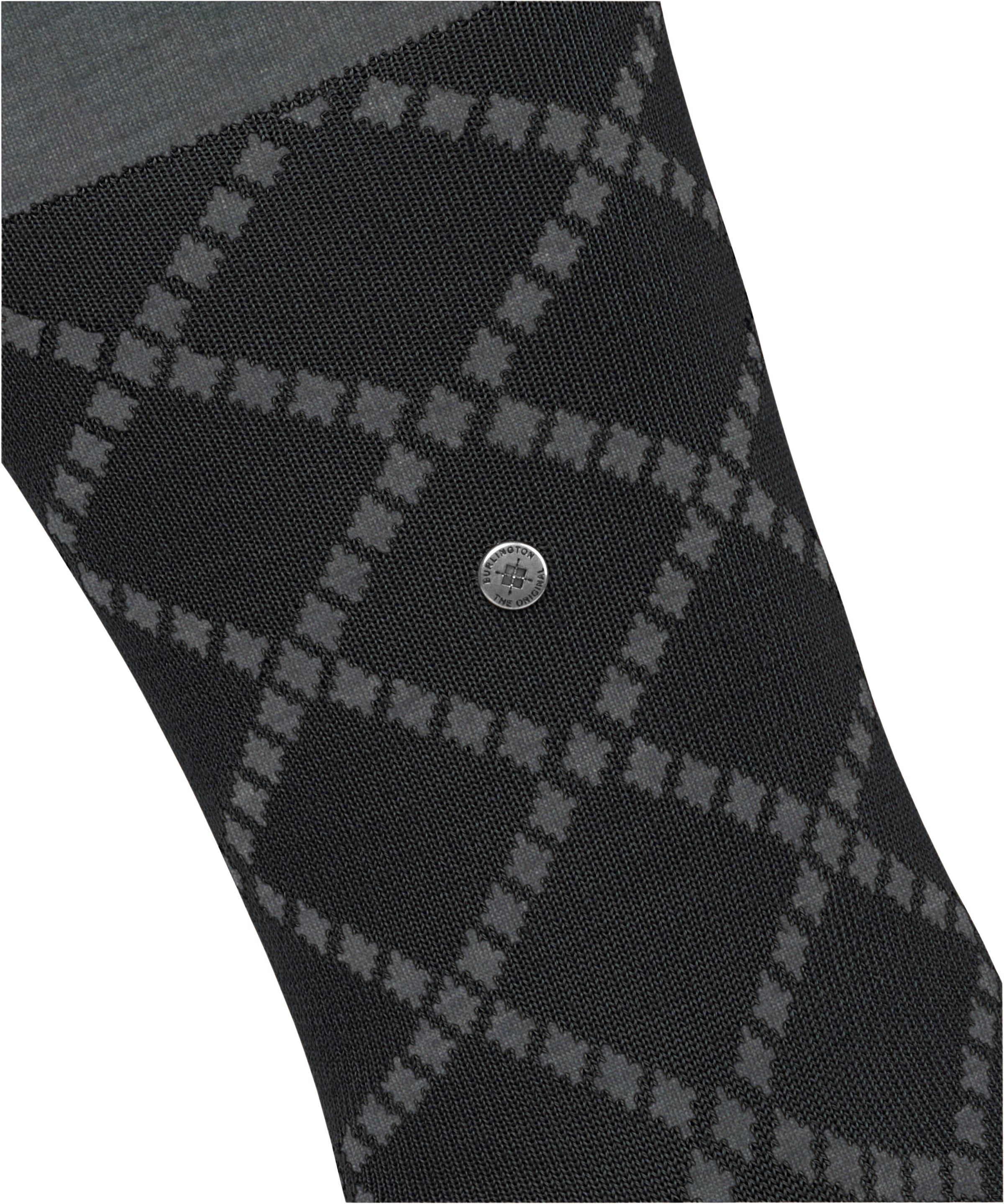 Burlington Socken »Ferry Road« Einheitsgröße 40-46, Rauten-Design, wärmende Wollmischung