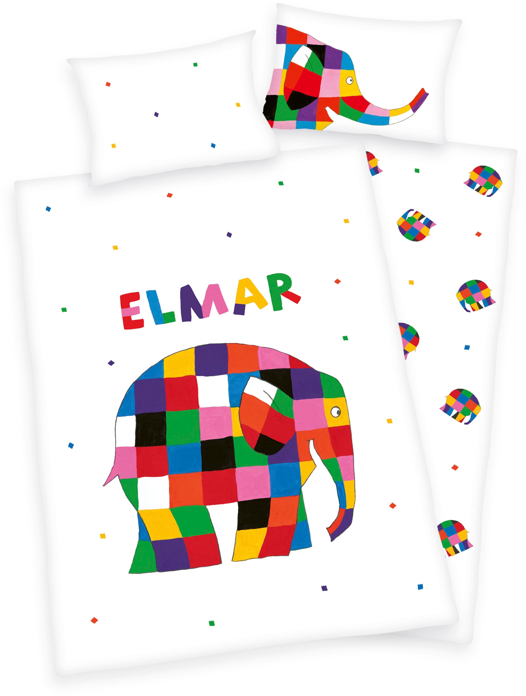 Babybettwäsche »Elmar«, (2 tlg.), mit tollem Motiv