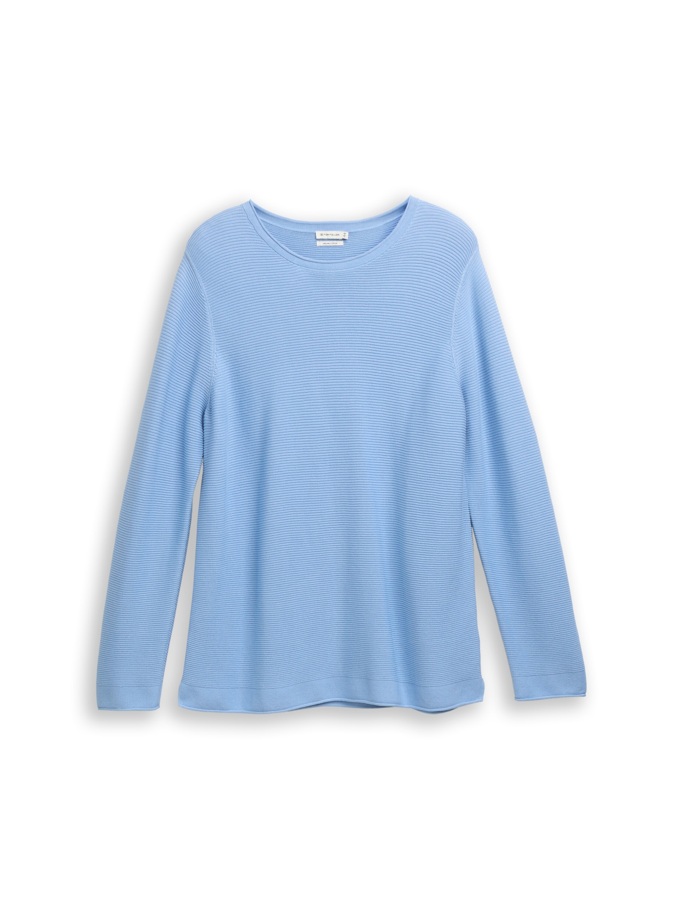 TOM TAILOR PLUS Strickpullover, aus Bio-Baumwolle
