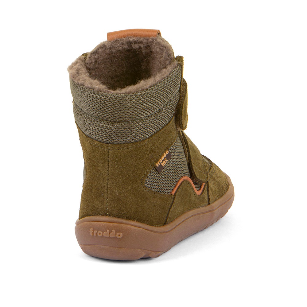 froddo® Barfußschuh »BAREFOOT TEX WINTER«, Klettschuh, Winterstiefel mit TEX-Membrane