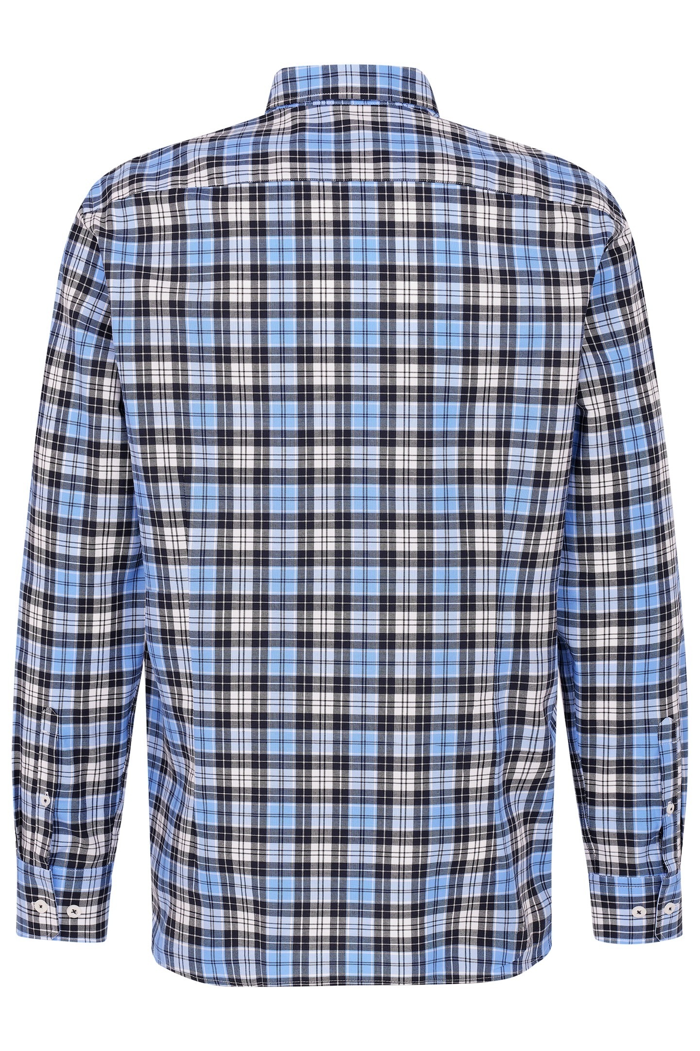 bugatti Langarmhemd, aus 100 % Baumwolle