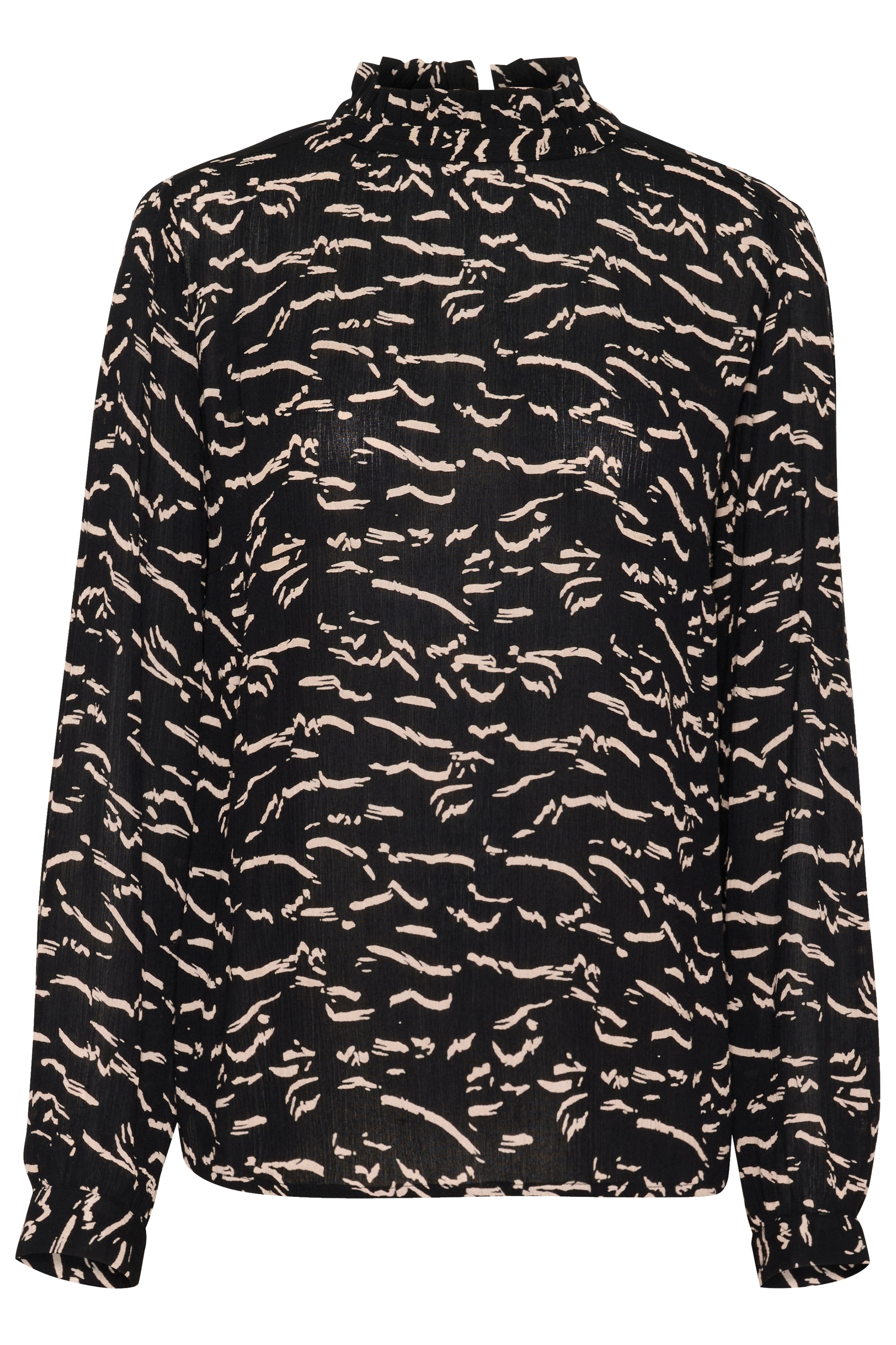 KAFFE Langarmbluse "Damen Bluse langarm KAluna"