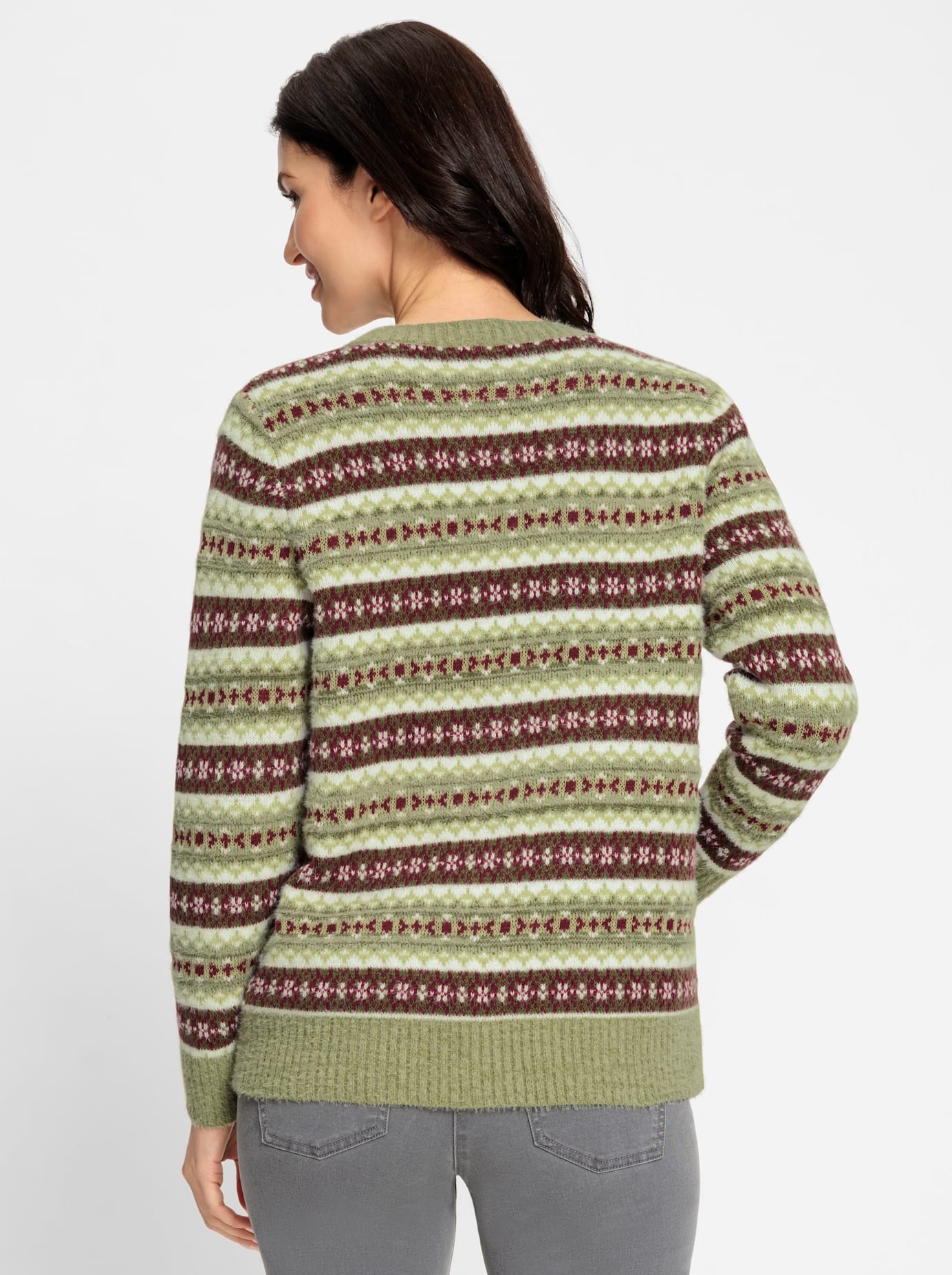 Inspirationen Jacquardstrickjacke günstig online kaufen