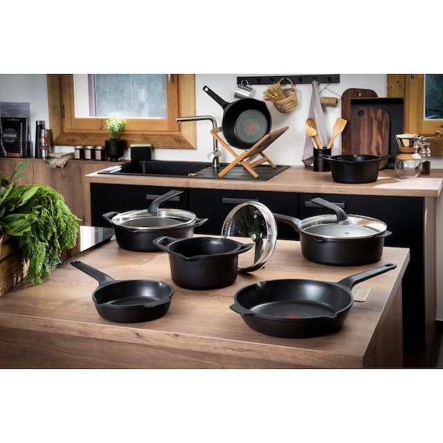 Tefal Wok »E24919 Robusto«, Aluminium, (1 tlg.), Aluguss,  Antihaftversiegelung, Thermo-Signal, alle Herdarten,Induktion kaufen | BAUR