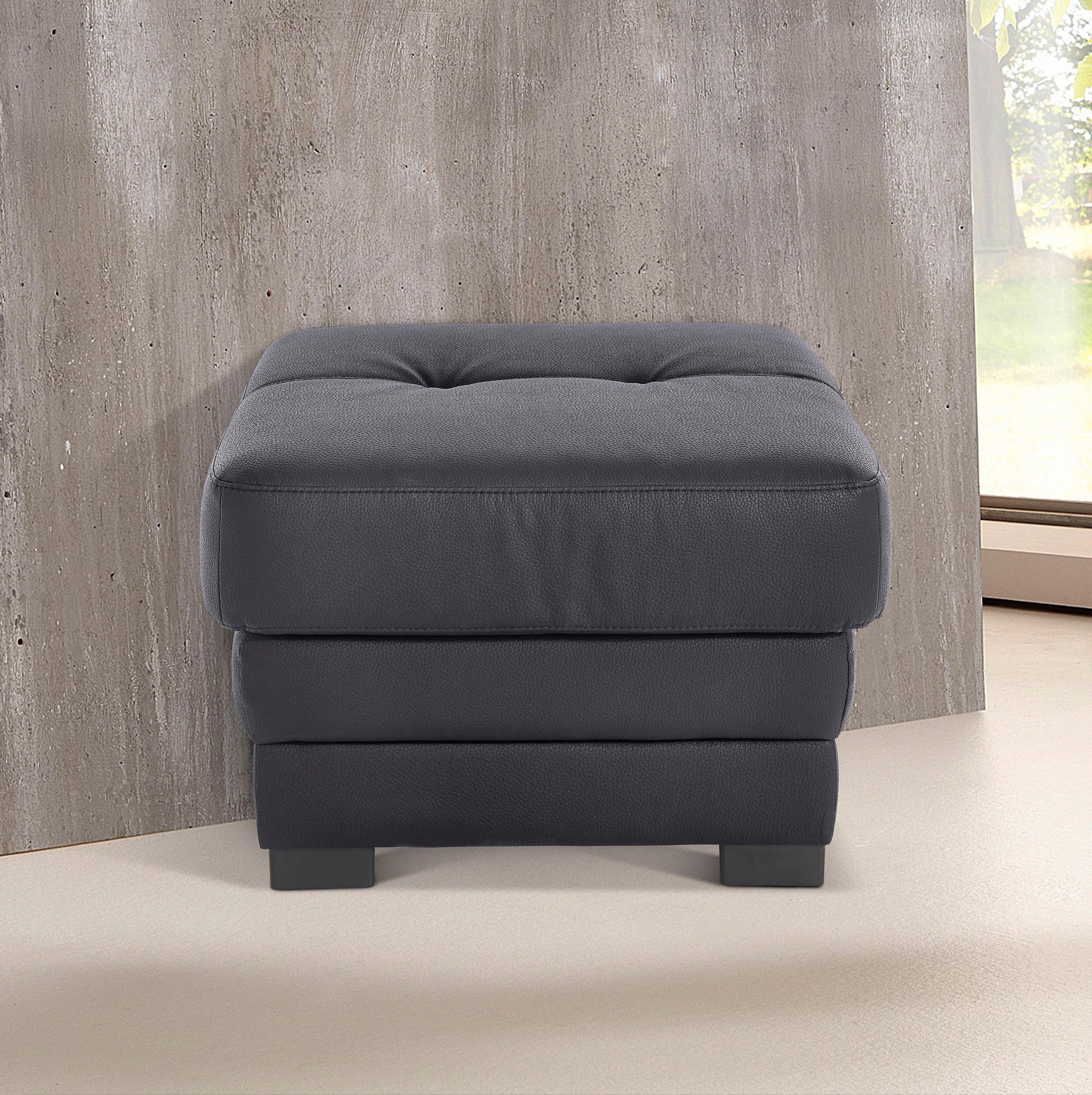 COTTA Polstergarnitur »Royale U-Form«, (Set), Set bestehend aus: Wohnlandschaft & Hocker
