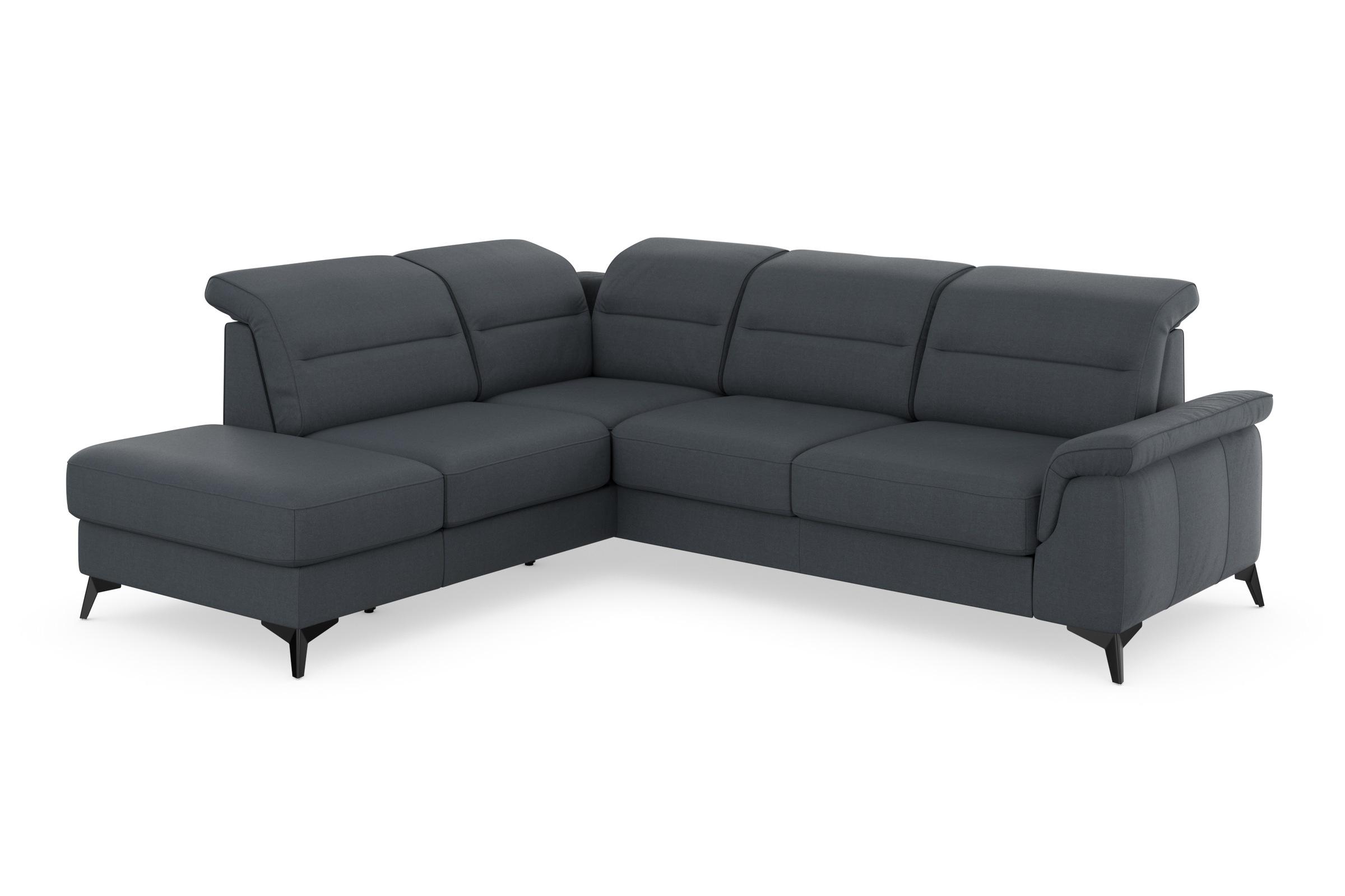 Thumbnail - sit&more Ecksofa "Sinatra L-Form" mit Ottomane, optional mit Kopfteilverstellung und Armteilfunktion