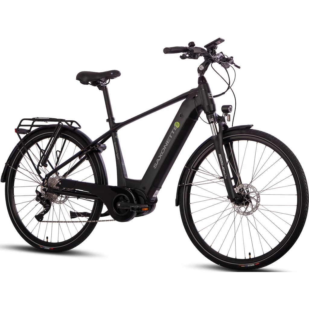 SAXONETTE E-Bike »Quantum Sport Man«, 10 Gang, Shimano, Mittelmotor 250 W