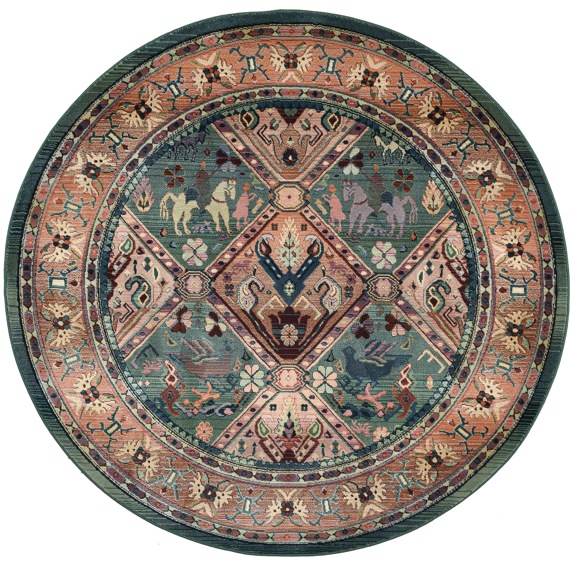 THEKO Teppich "Gabiro 13" rund 10 mm Höhe gewebt, Orient-Optik, ideal im Wo günstig online kaufen