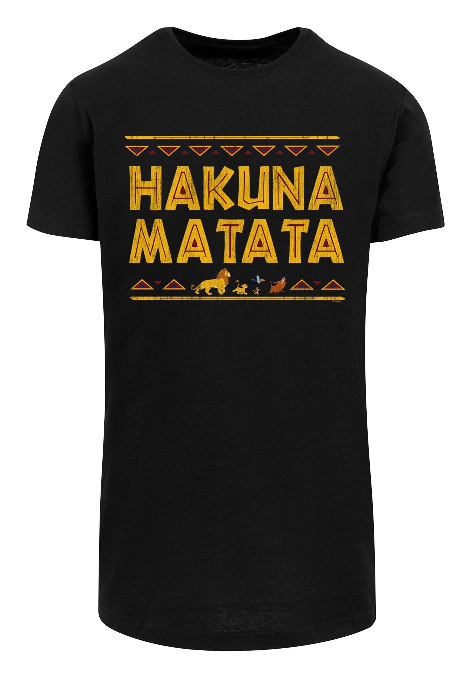 F4NT4STIC T-Shirt »König der Löwen Hakuna Matata'«, Print